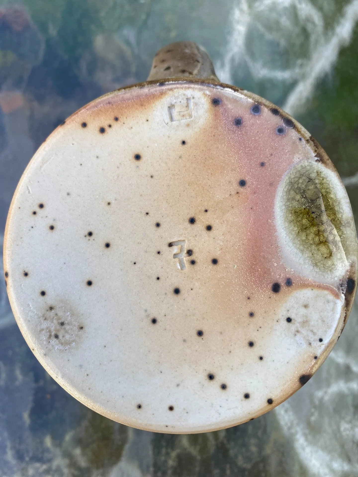 Come find me tomorrow July 19 at Art in the Park  in Bridgton from 9-4 and see some of my latest work. These tall mugs/steins are from the 7th firing of my train kiln. I decided to mark all the cups from this firing with a handmade &ldquo;7&rdquo; st