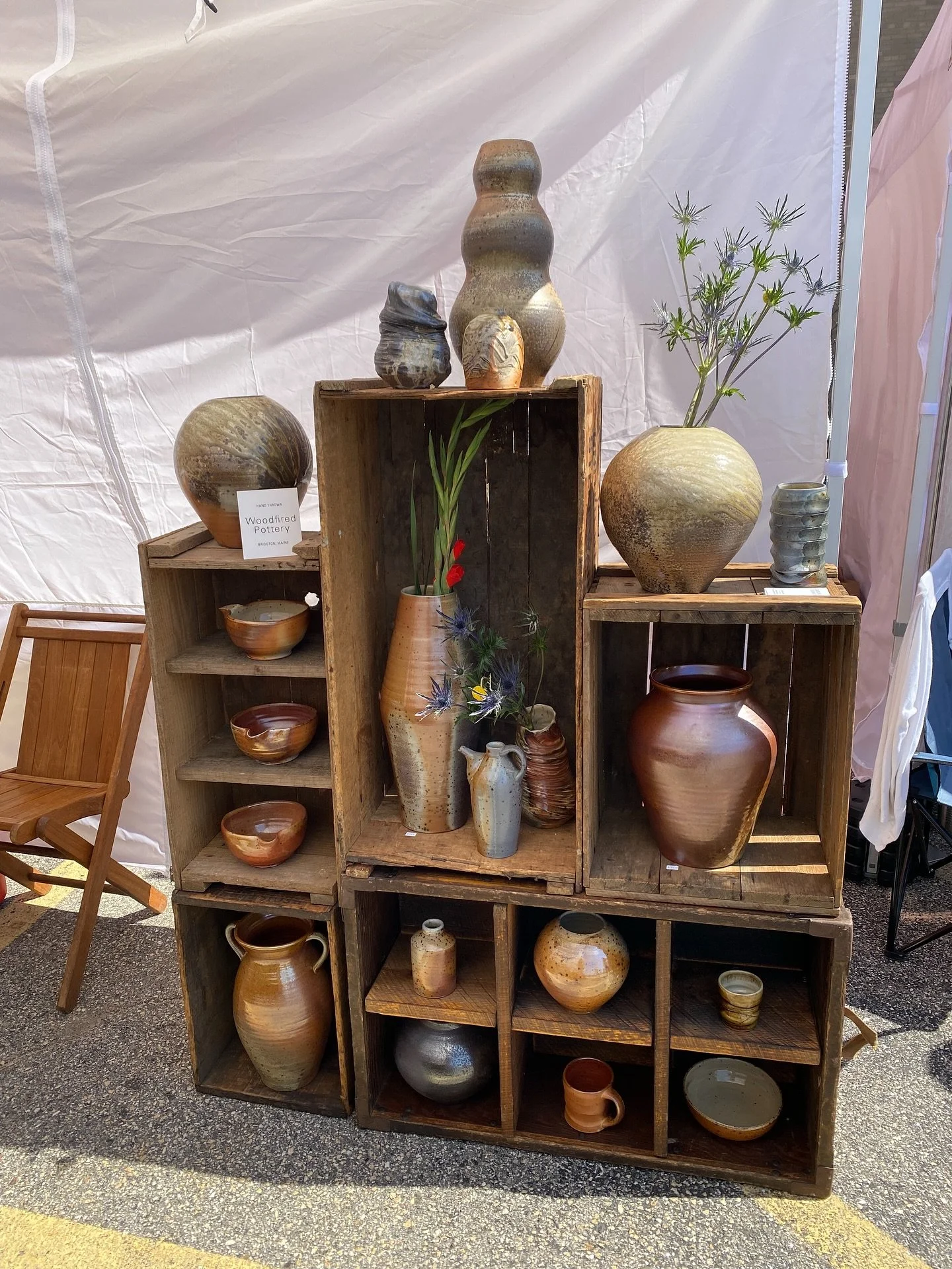 Portland Fine Craft Show today 10-5 on Free Street! Come say hi! Booth 106!
