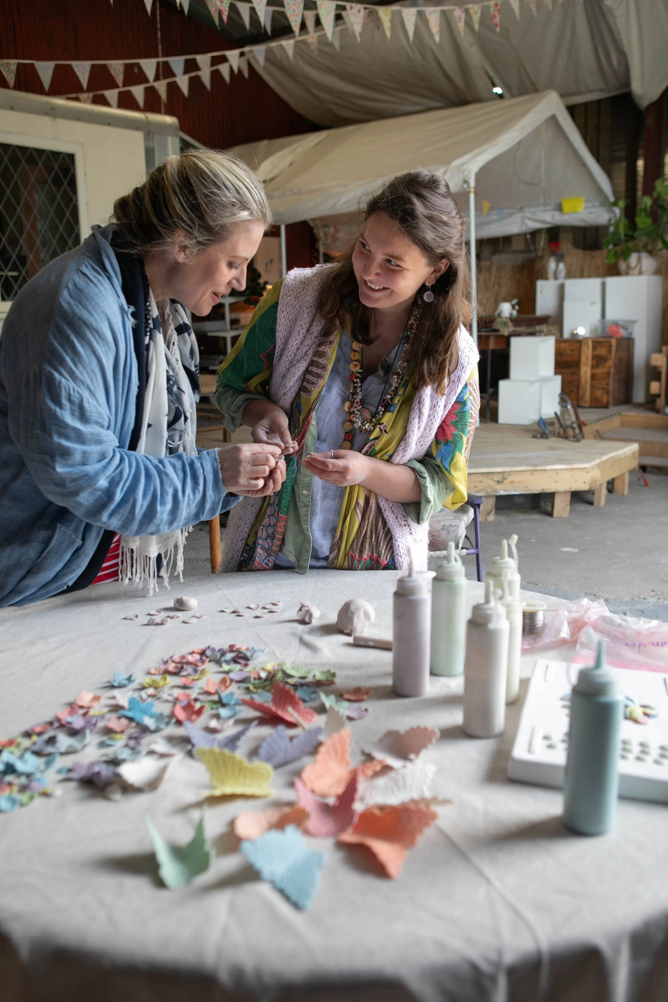 Pip Whiteside and Deana Park