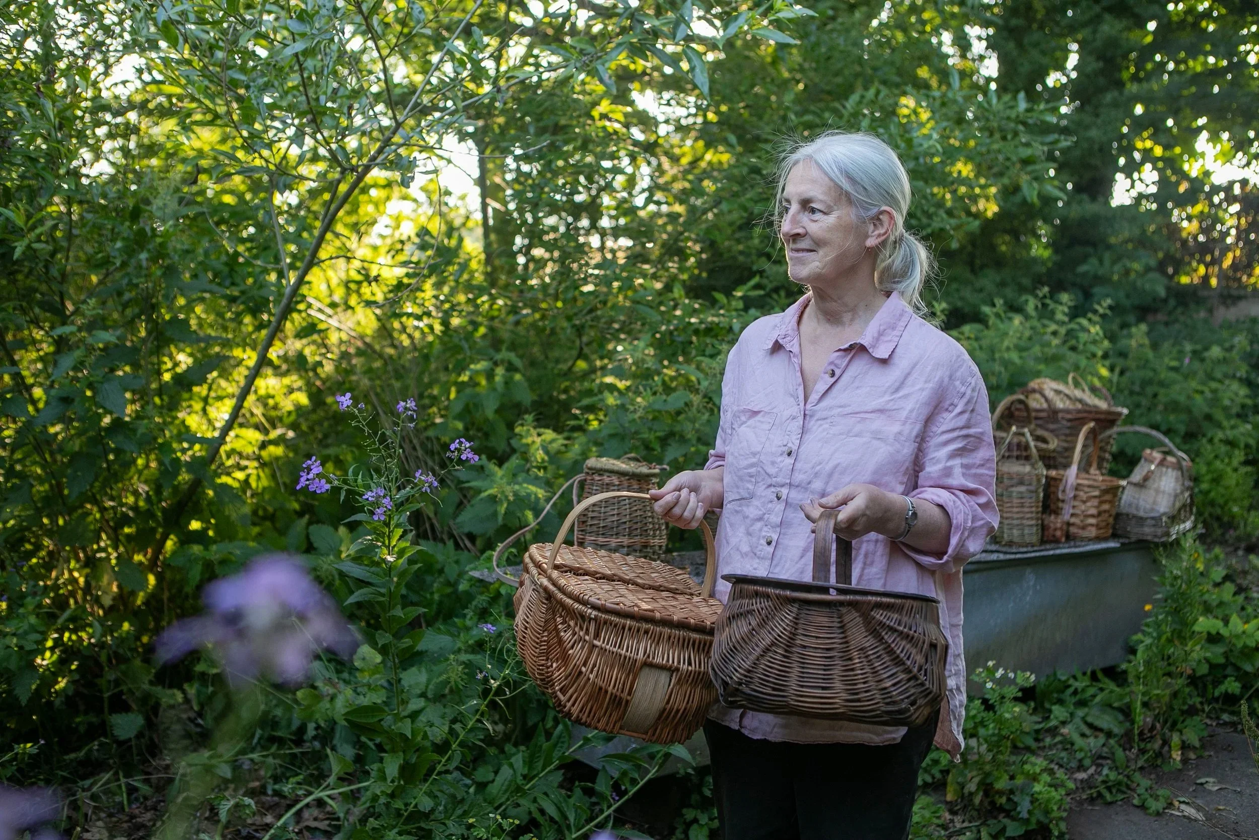Julie the Basket Maker at Pip Cottage