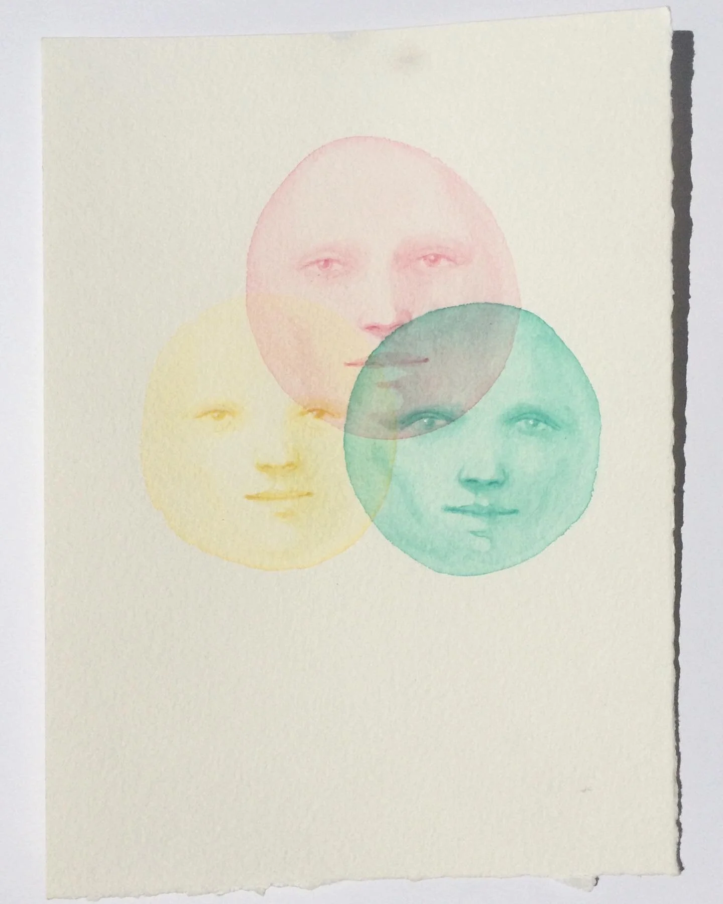 Face, 15cm x 21cm, watercolor on paper, 2020 
_
#face #imaginary #portrait #watercolor #watercolour #watercolorpainting #paper #onpaper #detail #jewel #precious #soul #spirit #light #dark #emotion #human #empathy #pieropassacantando #alchemy #magic #