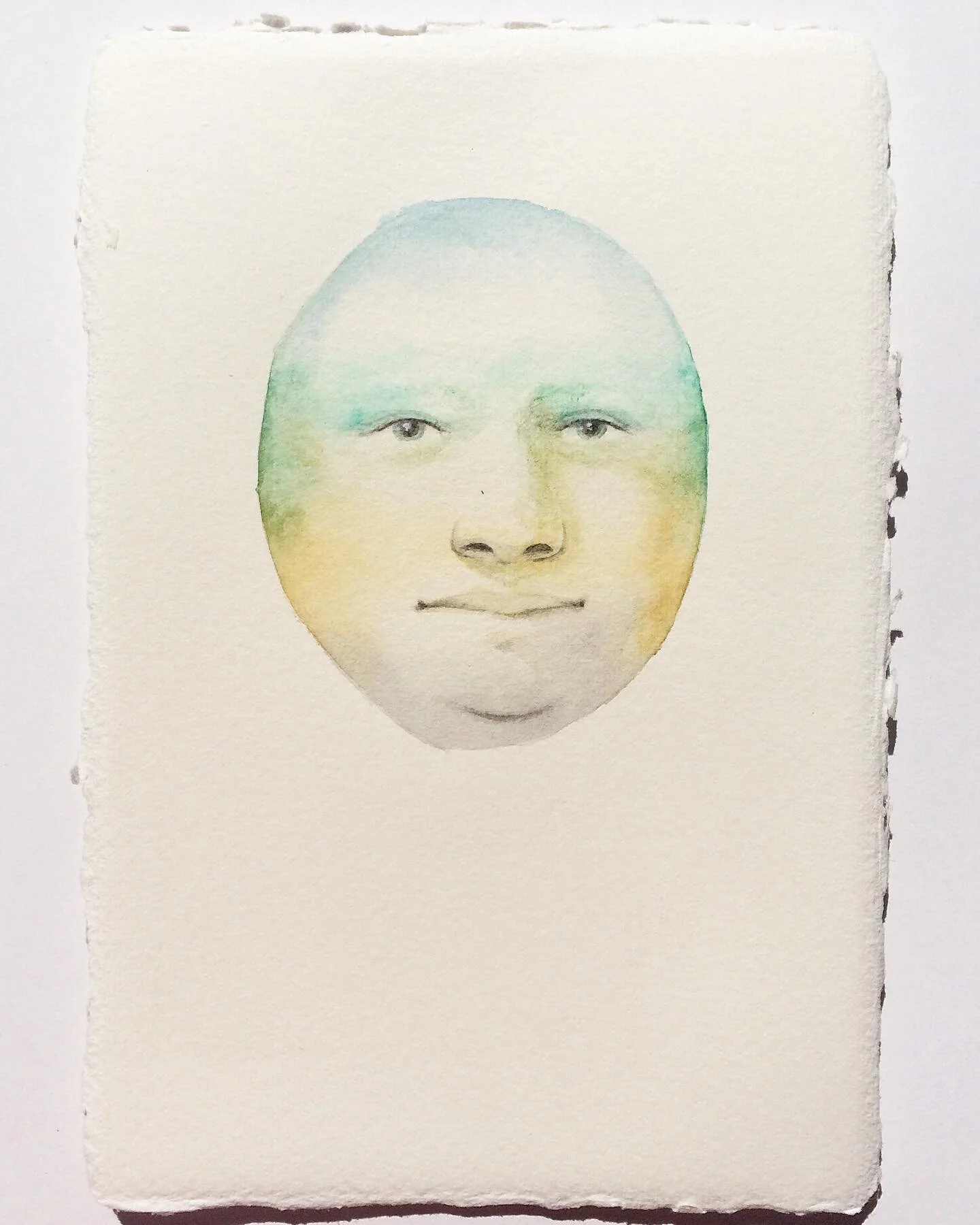 WHoops, deleted by mistake!! "Face", 15cm x 21cm, watercolor on paper, 2020 
_
#face #imaginary #portrait #watercolor #watercolour #watercolorpainting #paper #onpaper #detail #jewel #precious #soul #spirit #light #dark #emotion #human #empa