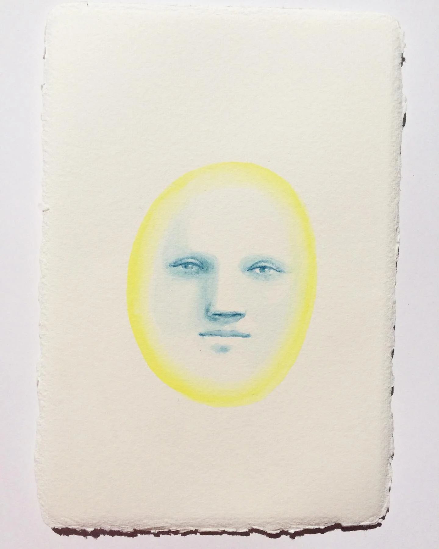 Face, 15cm x 21cm, watercolor on paper, 2020 
_
#face #imaginary #portrait #watercolor #watercolour #watercolorpainting #paper #onpaper #detail #jewel #precious #soul #spirit #light #dark #emotion #human #empathy #pieropassacantando