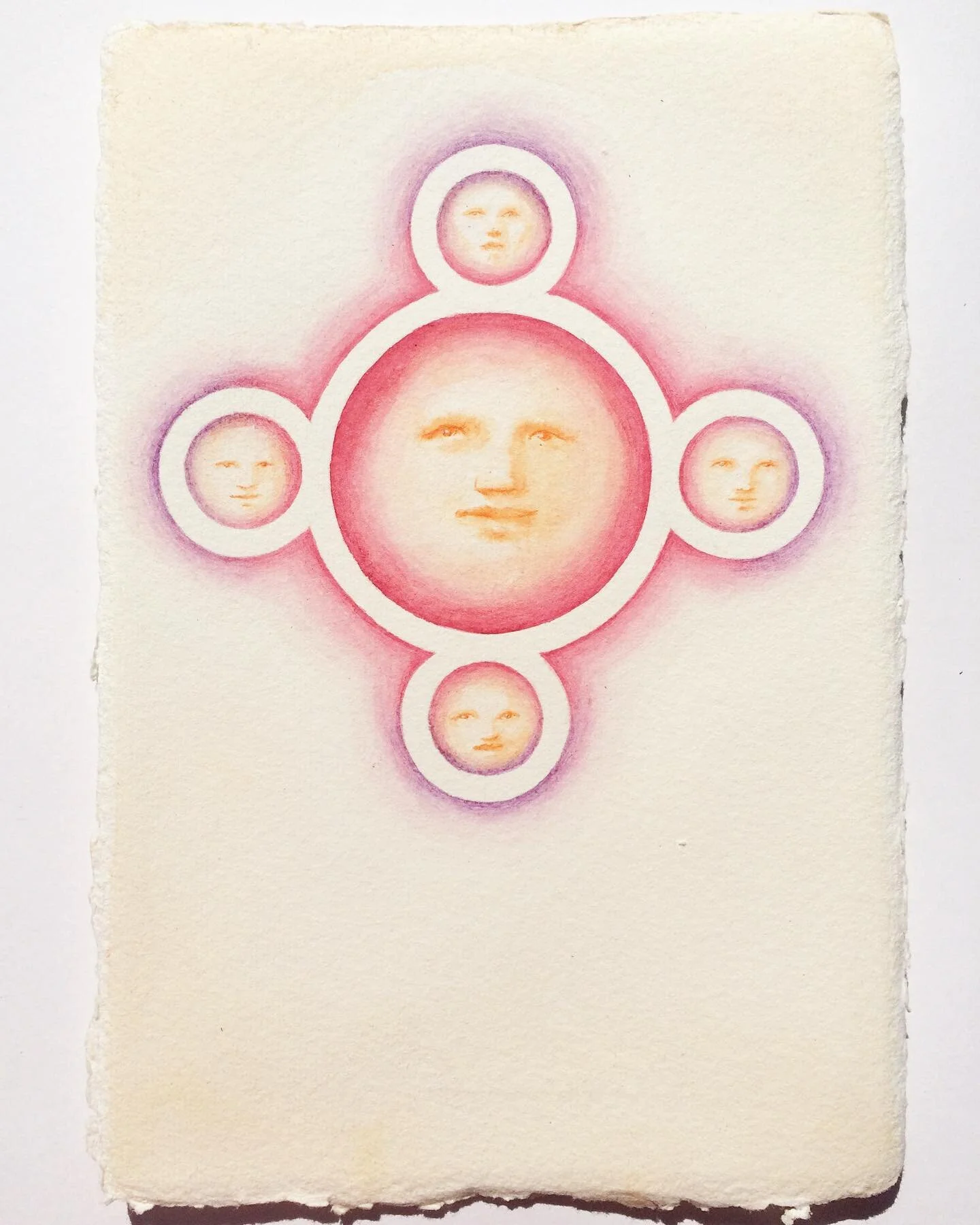 Face, 15cm x 21cm, watercolor on paper, 2020 
_
#face #imaginary #portrait #watercolor #watercolour #watercolorpainting #paper #onpaper #detail #jewel #precious #soul #spirit #light #dark #emotion #human #empathy #pieropassacantando #geometry #geomet