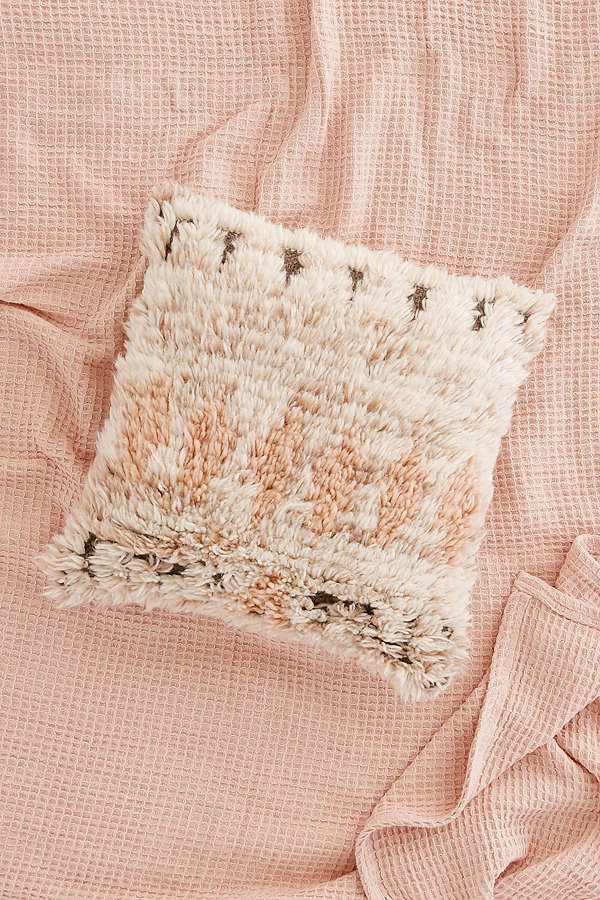 Neutral Wool Bohemain Pillow