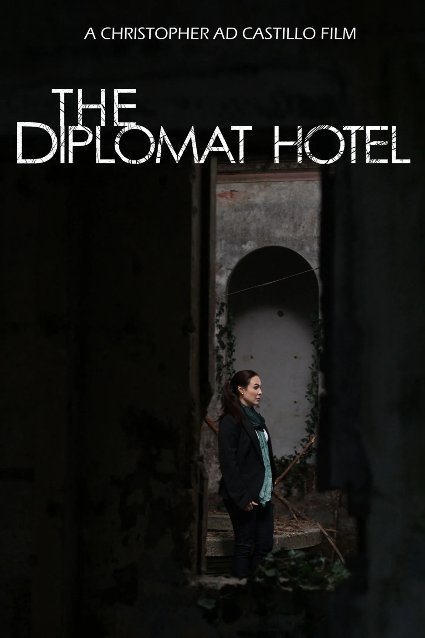 The Diplomat Hotel Film Victoria Lansang is a popular news reporter who has been requested to mediate a hostage crisis. And in front of a national television audience, something horribly goes wrong and people are killed while Victoria suffers a mental breakdown. A year later, she’s eager to get back into the game. However, the only assignment she can get is to do a documentary on the last night of The Diplomat Hotel in Baguio City, a crumbling and abandoned building infamously known for its bloody past and its hauntings. Looking for redemption, she arrives there with her crew and they start filming. But as they get deeper into the night, the place starts to exert its will on them and they find out exactly what monstrous evil awaits at The Diplomat Hotel. By daybreak, their lives will never be the same again. DIRECTED BY: Christopher Ad Castillo MAIN CAST: Gretchen Barretto, Art Acuña, Mon Confiado, Joel Torre, Nico Antonio, Sarah Gaugler (TURBO GOTH), Channel Delatorre, Brooke Chantelle, Abe Pagtama, Alvin Anson, Luchie Maranan, Carl Alexander Acosta, Karen Navarette Anton, Miel Riley Ribon, Evangeline Flora, Mica Panis, Michelle Panis, Jennylyn Samiana, Mark Anthony Marquez, Whammy Alcazaren CREDITS: Written & Directed by - Christopher Ad. Castillo Executive Producer - Josabeth Alonso Co-Producer - Orlando Estillore Producer - Alemberg Ang Production Manager - Maxie Cuangco Evangelista III Dop - Dexter Dela Peña Production Design - Whammy Alcazaren Art Director - Frances Grace Mortel Editing - Carlo Francisco Manatad, Crio Sarchez Music - Denise Santos Sound Design - Ray Andrew San Miguel, Drew Milallos Field Sound Recordist - Ray Andrew San Miguel 