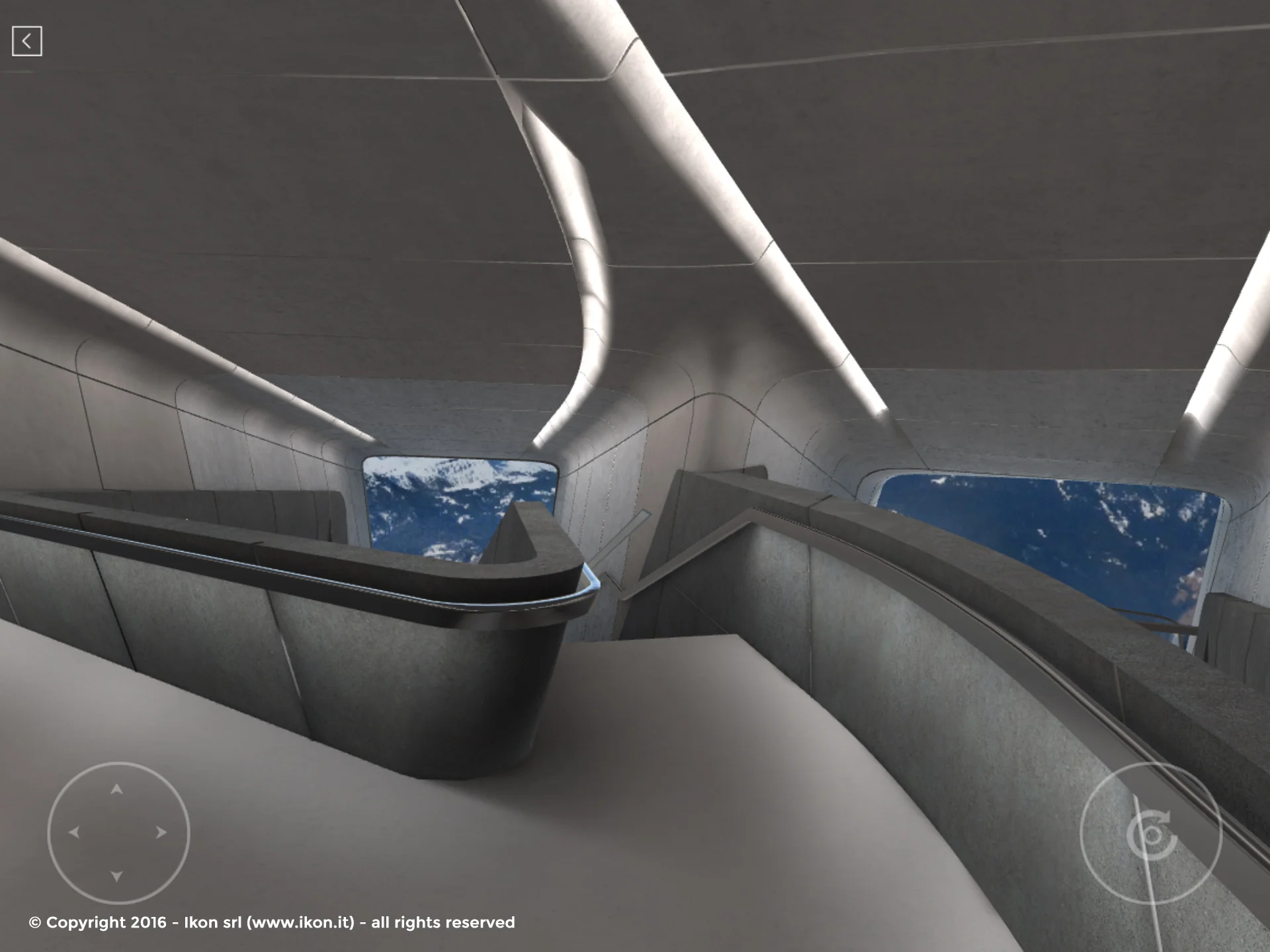 Messner Mountain Museum Corones designed by Zaha Hadid real-time 3d mobile app screenshot