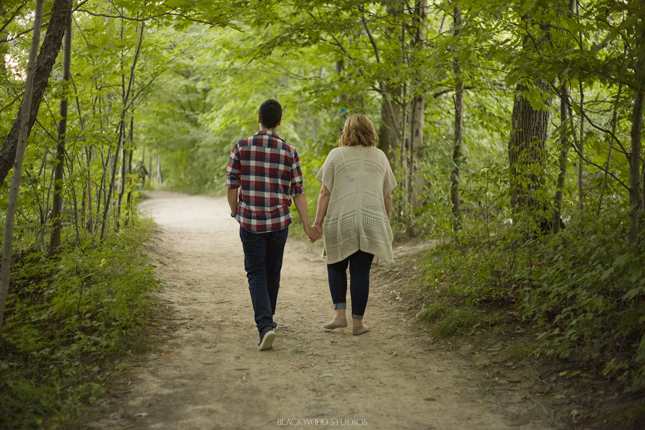 Megan and Nick Engagement Session at Morningstar Mill, St. Catharines, Ontario. Photo by Blackwood Studios (blackwoodstudios.co)