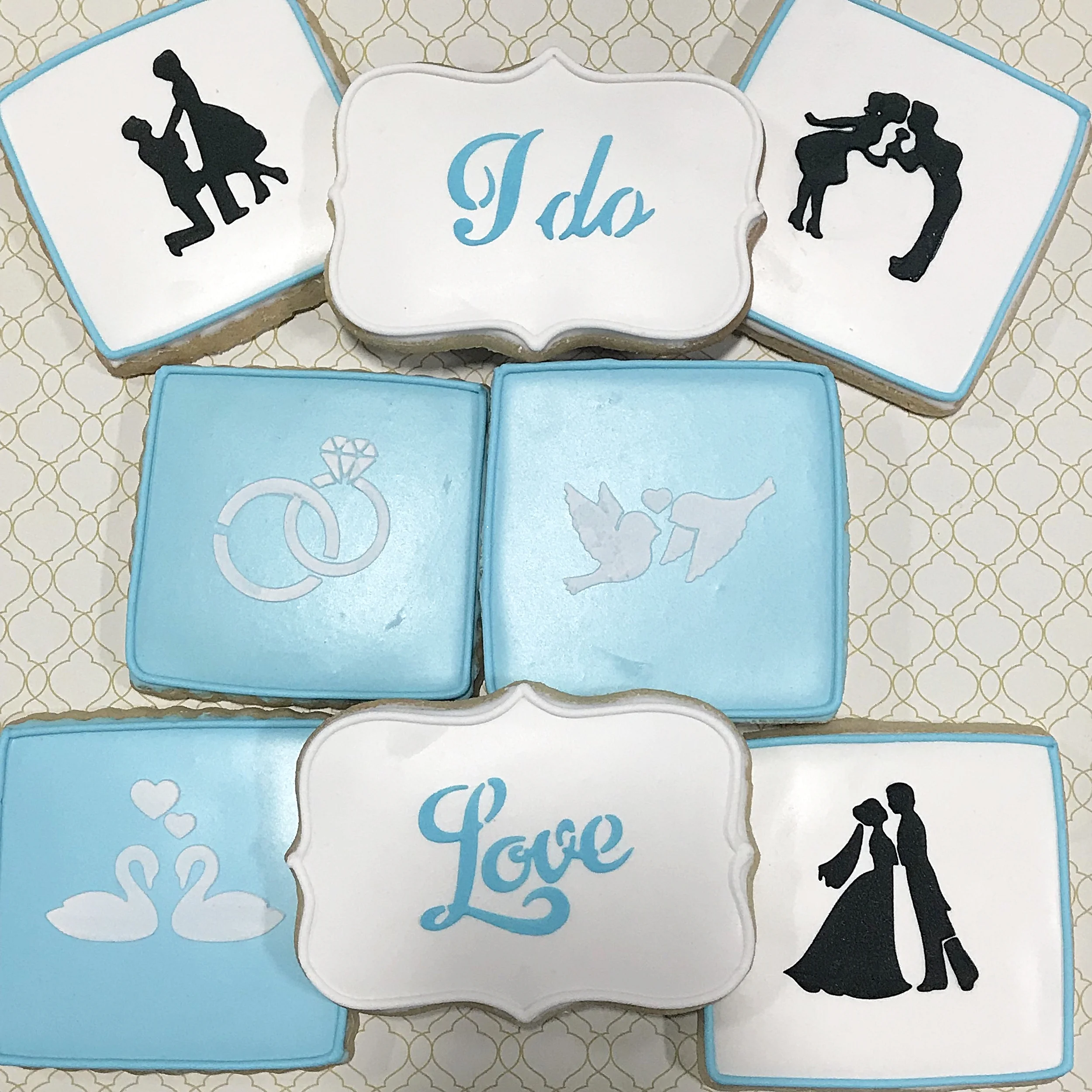A Light Blue "I Do"