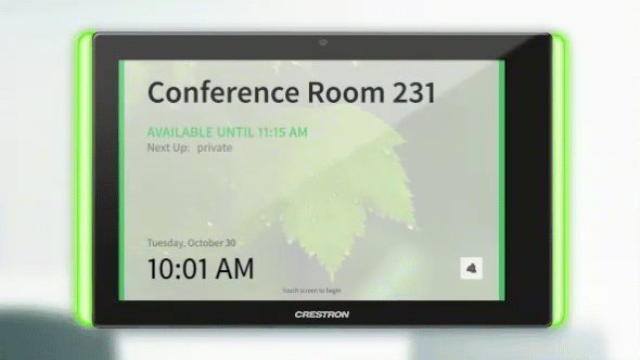 Crestron Room Scheduling