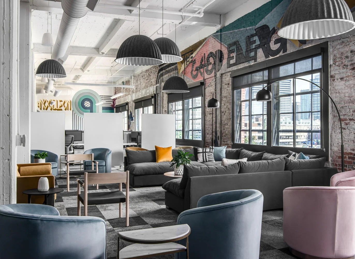 GoNoodle Headquarters Open Office Lounge