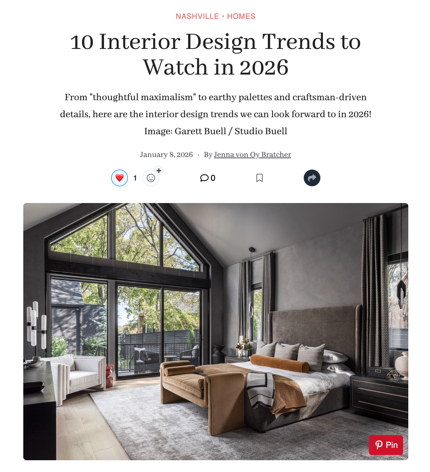 10 interior Design Trends to Watch in 2026 Of Origin Design Studios