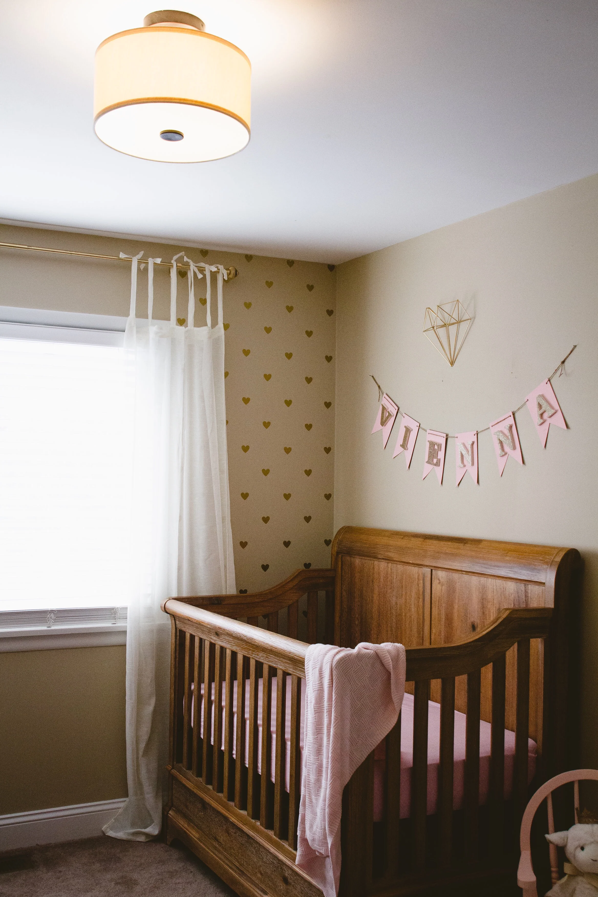 Heart of GOLD Nursery Wall • The Winemakers Wife • Meagan Kludt • Wife. Mother. Lifestyle Blogger
