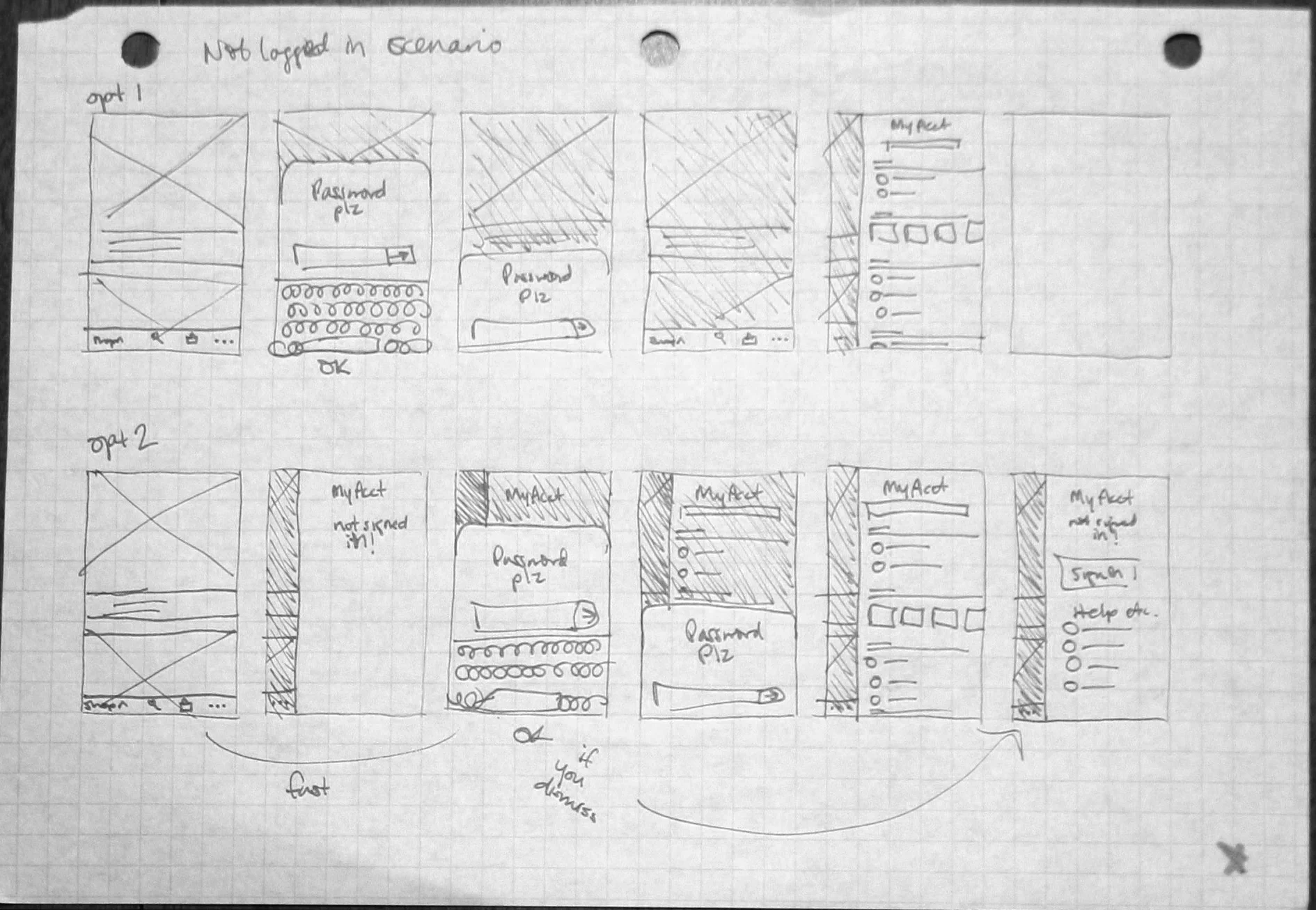 Log In Wall
