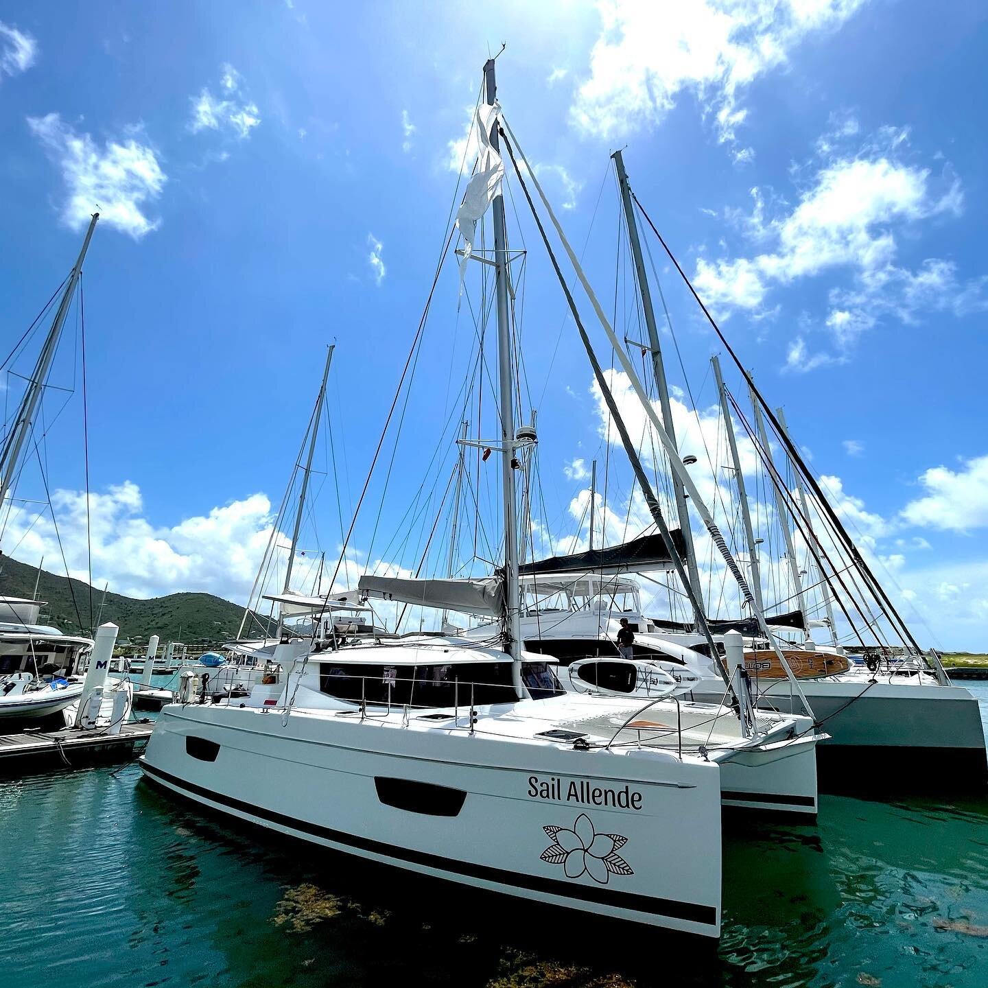 Allende is stocked and ready for another fabulous week sailing the BVI. &iexcl;Vamos!