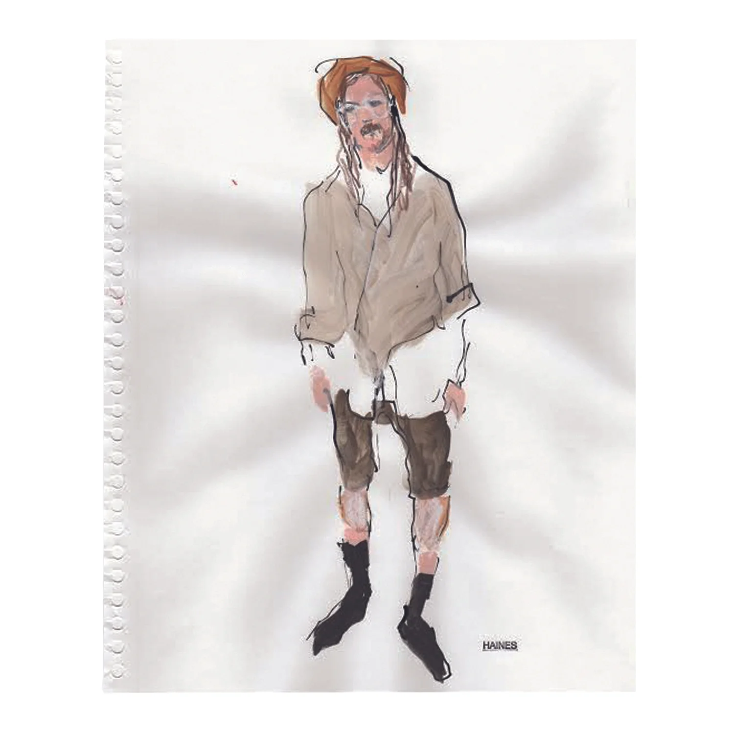 RICHARD HAINES ILLUSTRATES the FIRST MENSWEAR LOOK FROM SRP