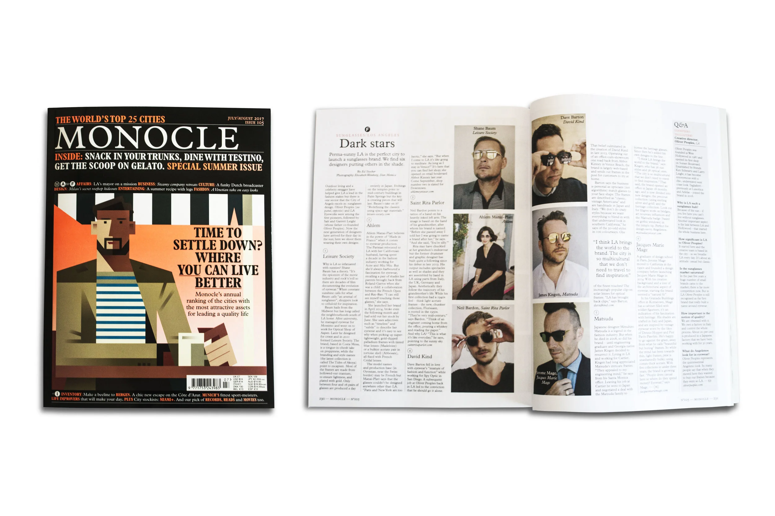 MONOCLE MAGAZINE | LONDON | issue 105 | DARK STARS FEATURE