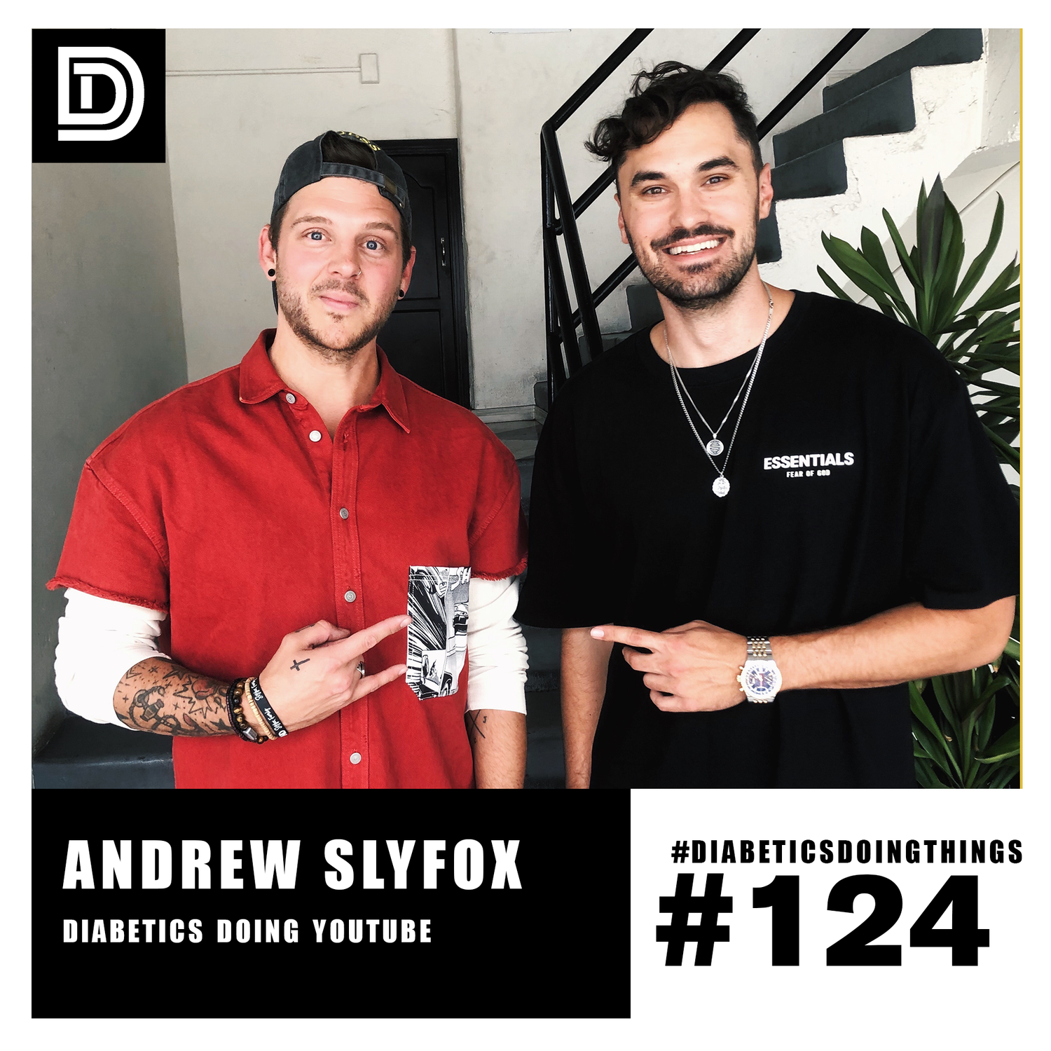 Episode 124 - Diabetics Doing YouTube and T1D with Andrew Slyfox episode artwork