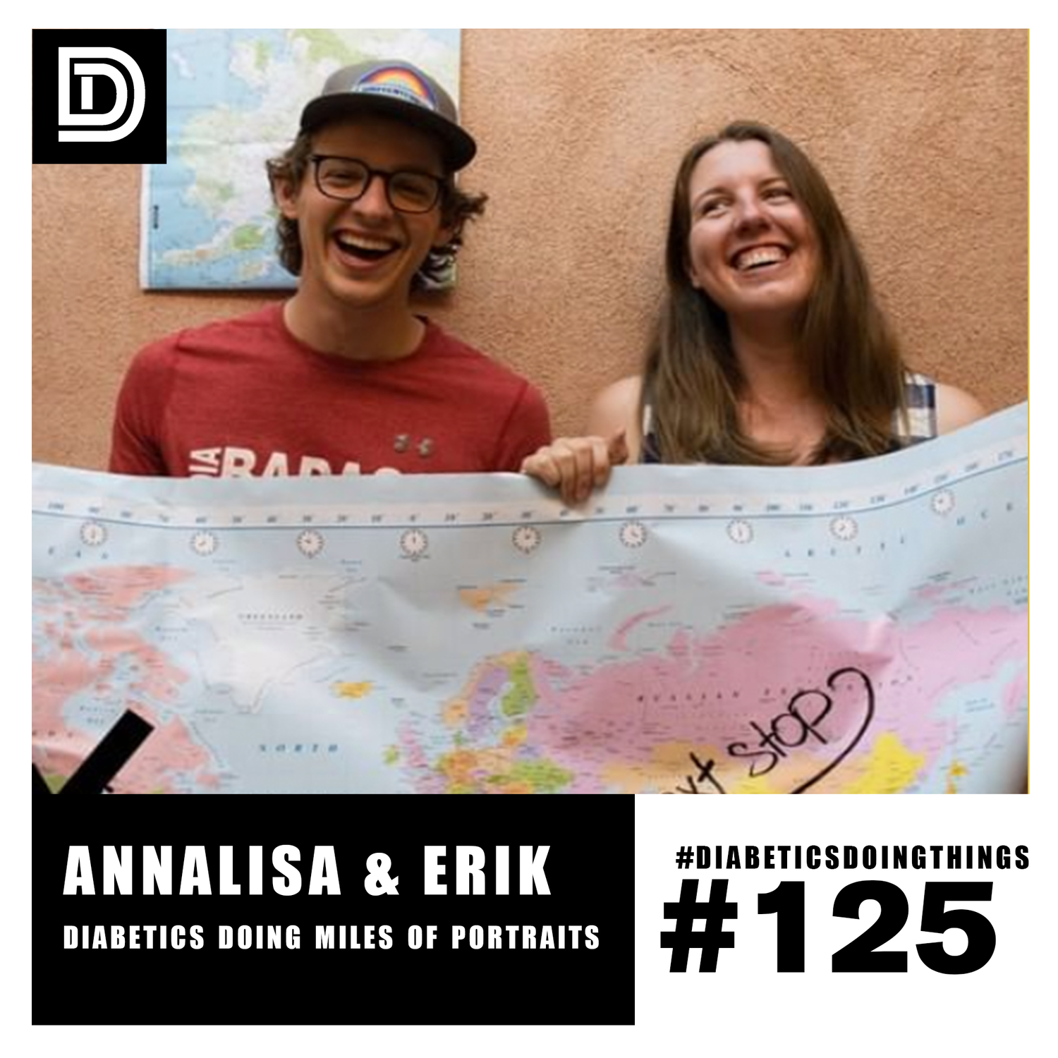 Episode 125 - Diabetics Doing Miles of Portraits part 2 with Annalisa Van Den Bergh and Erik Douds episode artwork