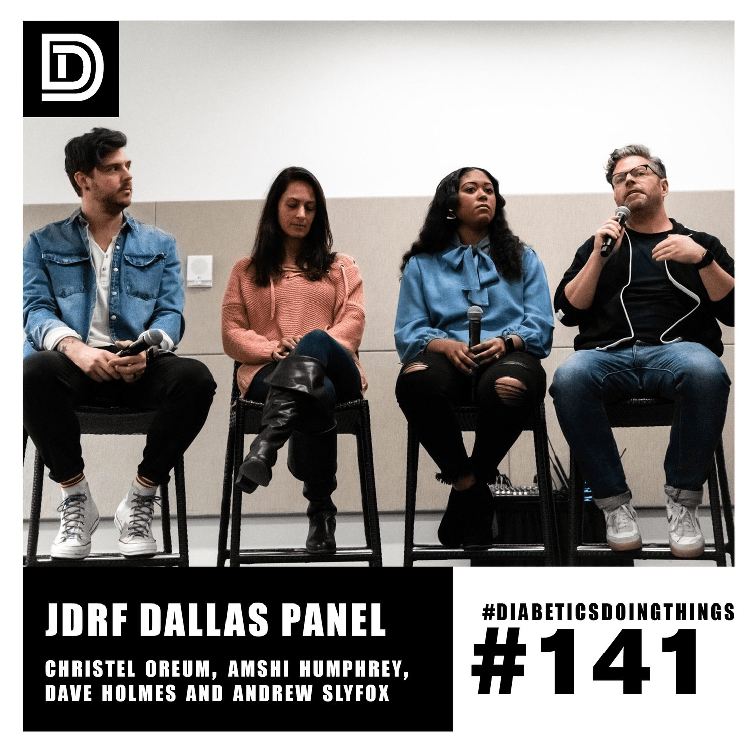 Episode 141 - Diabetics Doing Things LIVE JDRF Dallas 2020 Panel episode artwork
