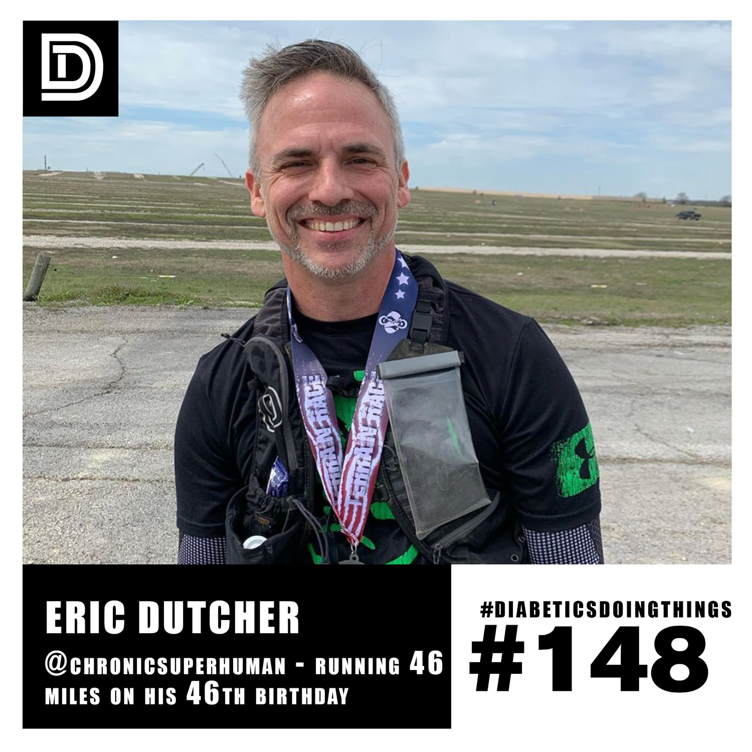 Episode 148 - Diabetics Doing Things with Eric Dutcher the Chronic Superhuman episode artwork