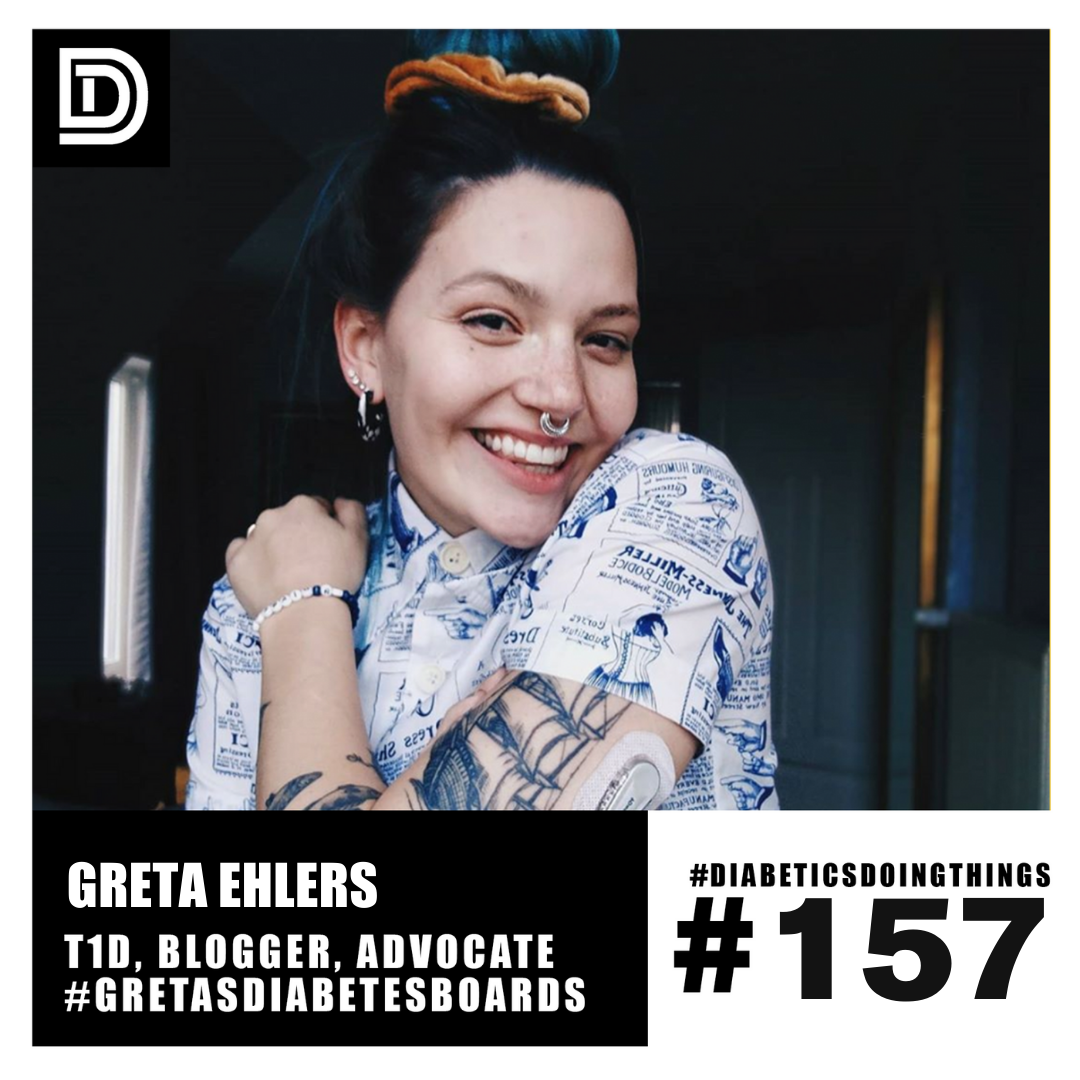 Episode 157 - Diabetes Letterboards with Greta Ehlers episode artwork