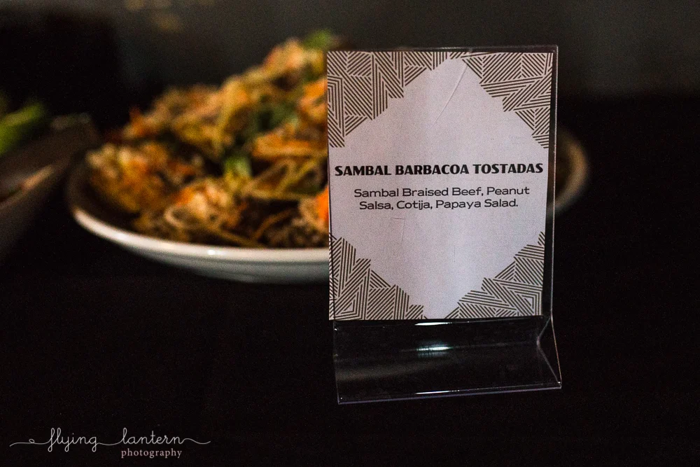 Food served at Wander/Gather event at Native Hostel. Photo by Erin Reas of Flying Lantern Photography