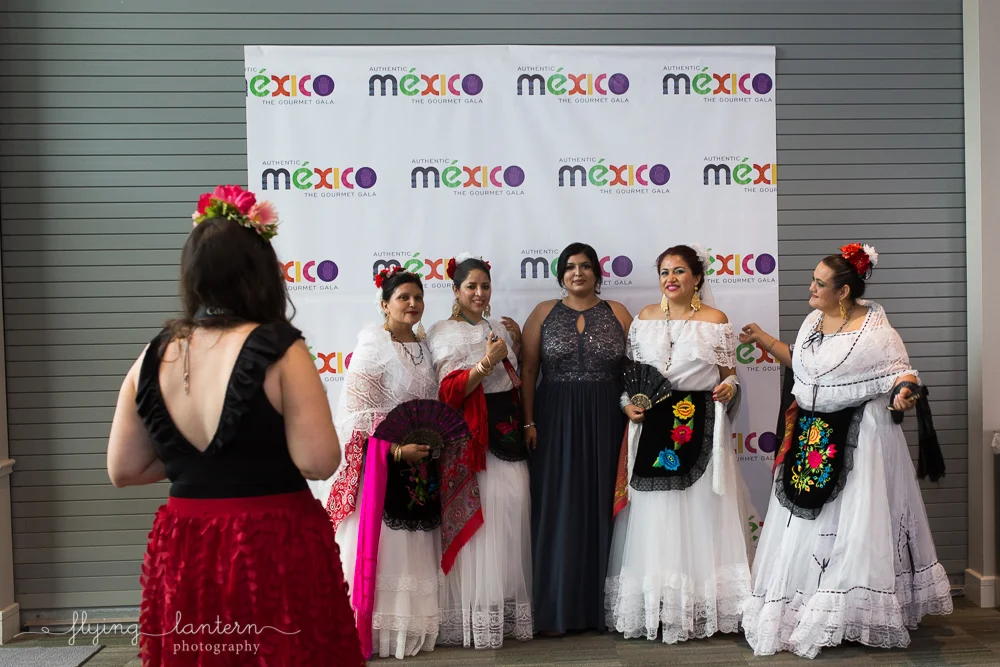 Fiesta dancers at Authentic Mexico Gourmet Gala. Event photography by Erin Reas of Flying Lantern Photography