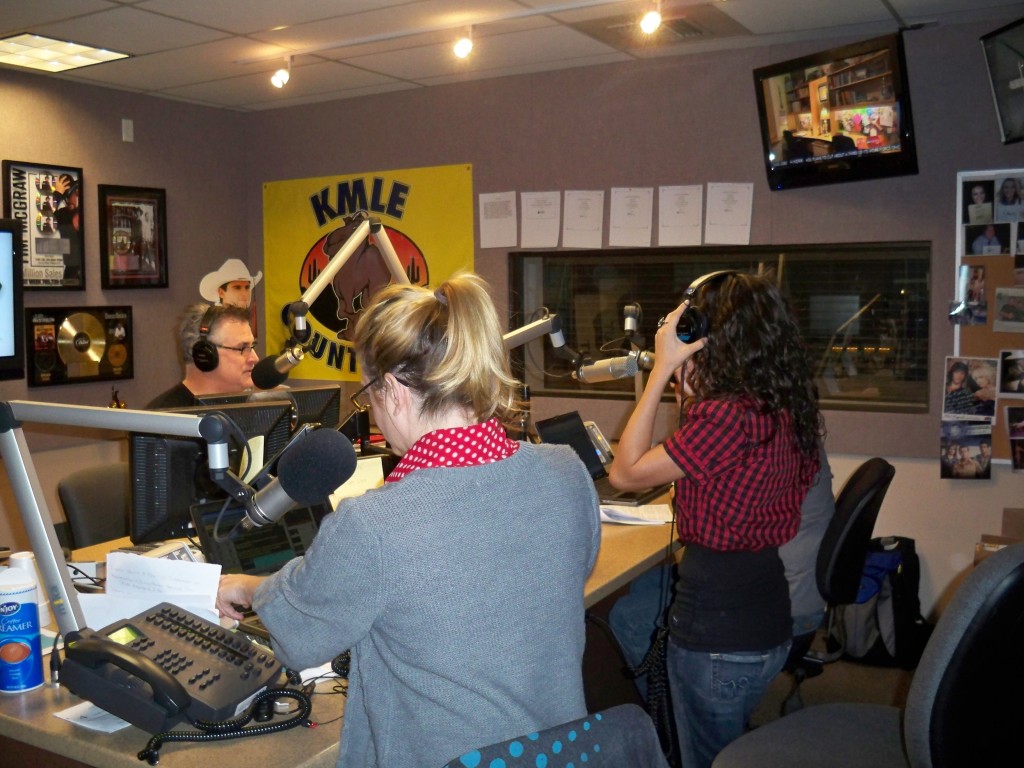 In the KMLE studio with Tim & Willy