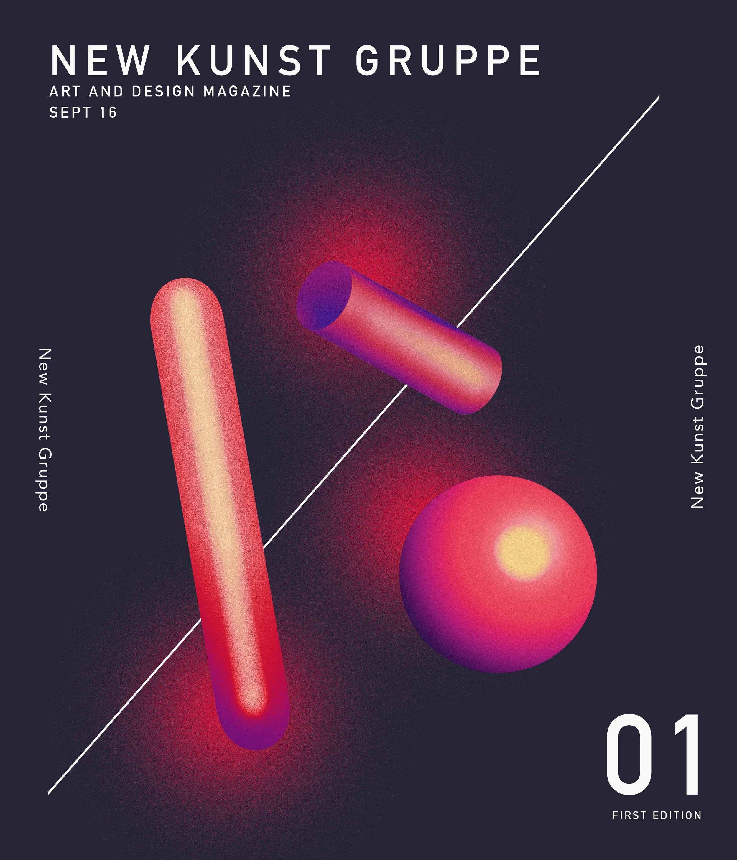 Cover Design for New Kunst Gruppe Magazine