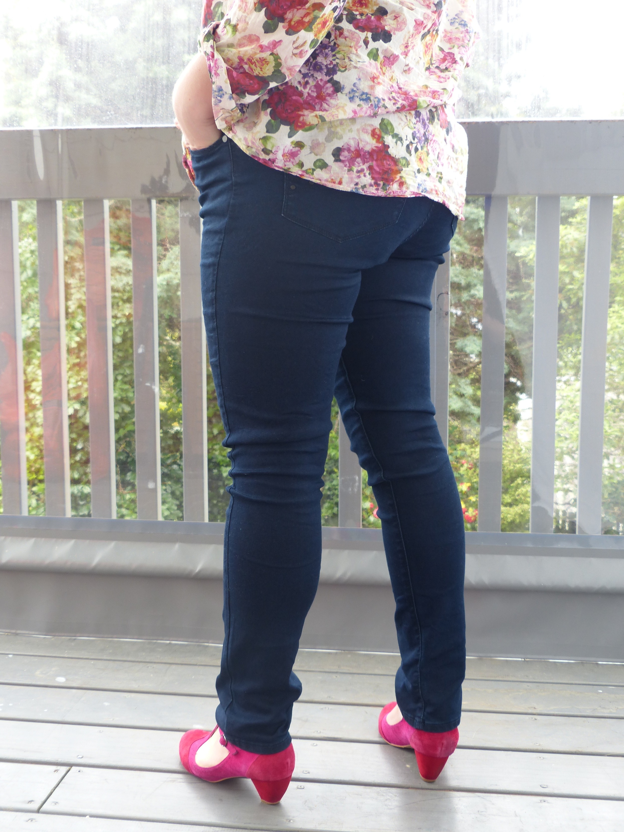 I love these jeans so much I am showing you my bum!