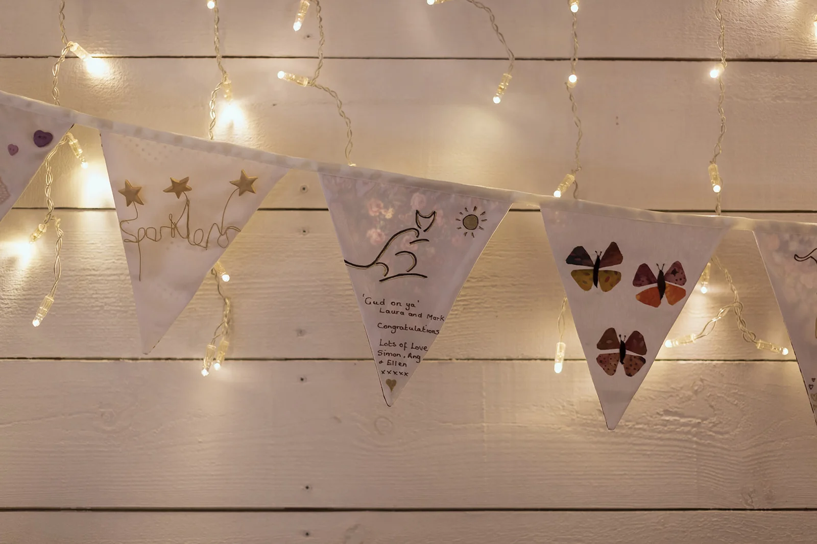 Bunting hand-sewn by the family of the bride - photo by Luke Bell.jpg