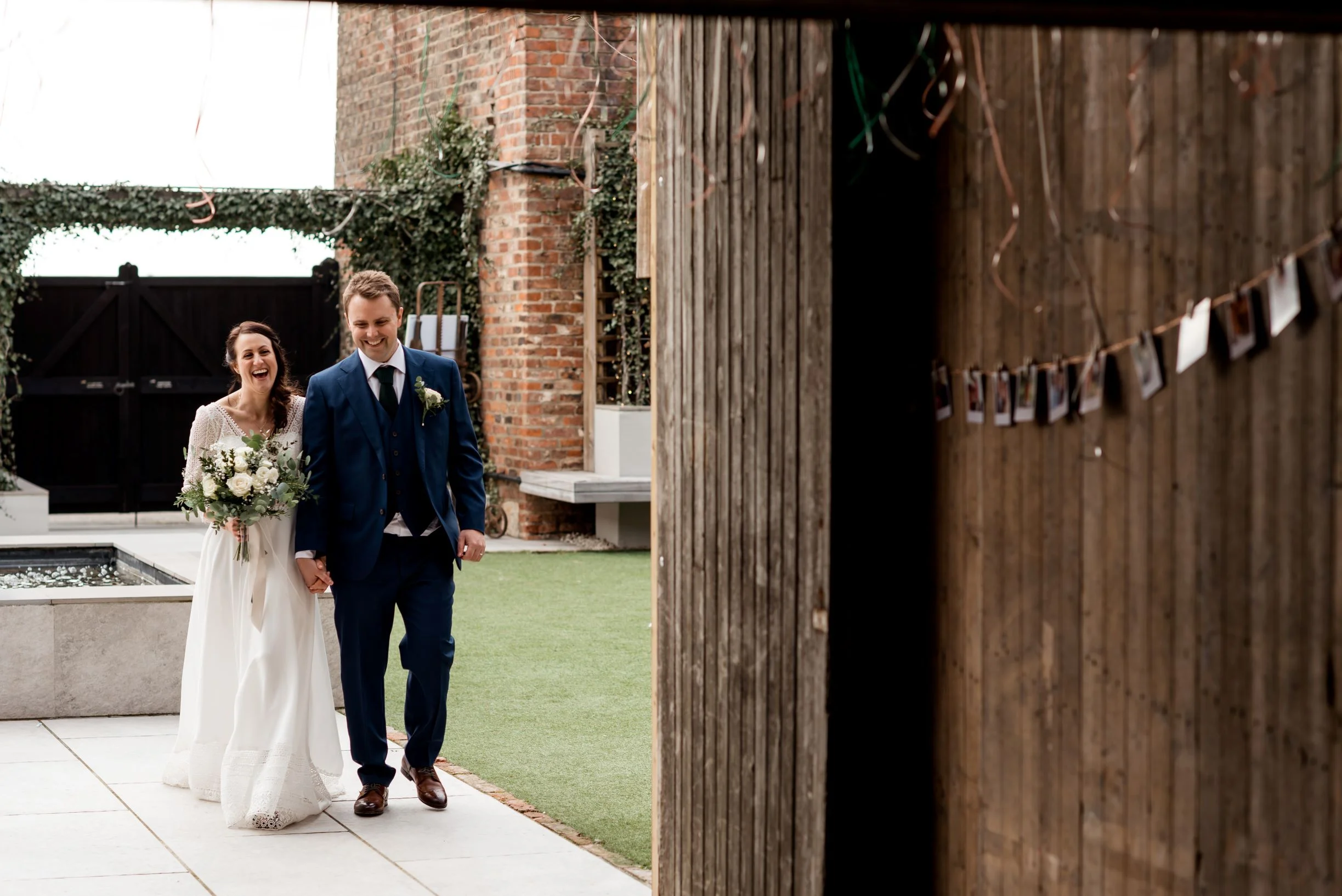A quiet moment before being welcomed in for the wedding breakfast.jpg