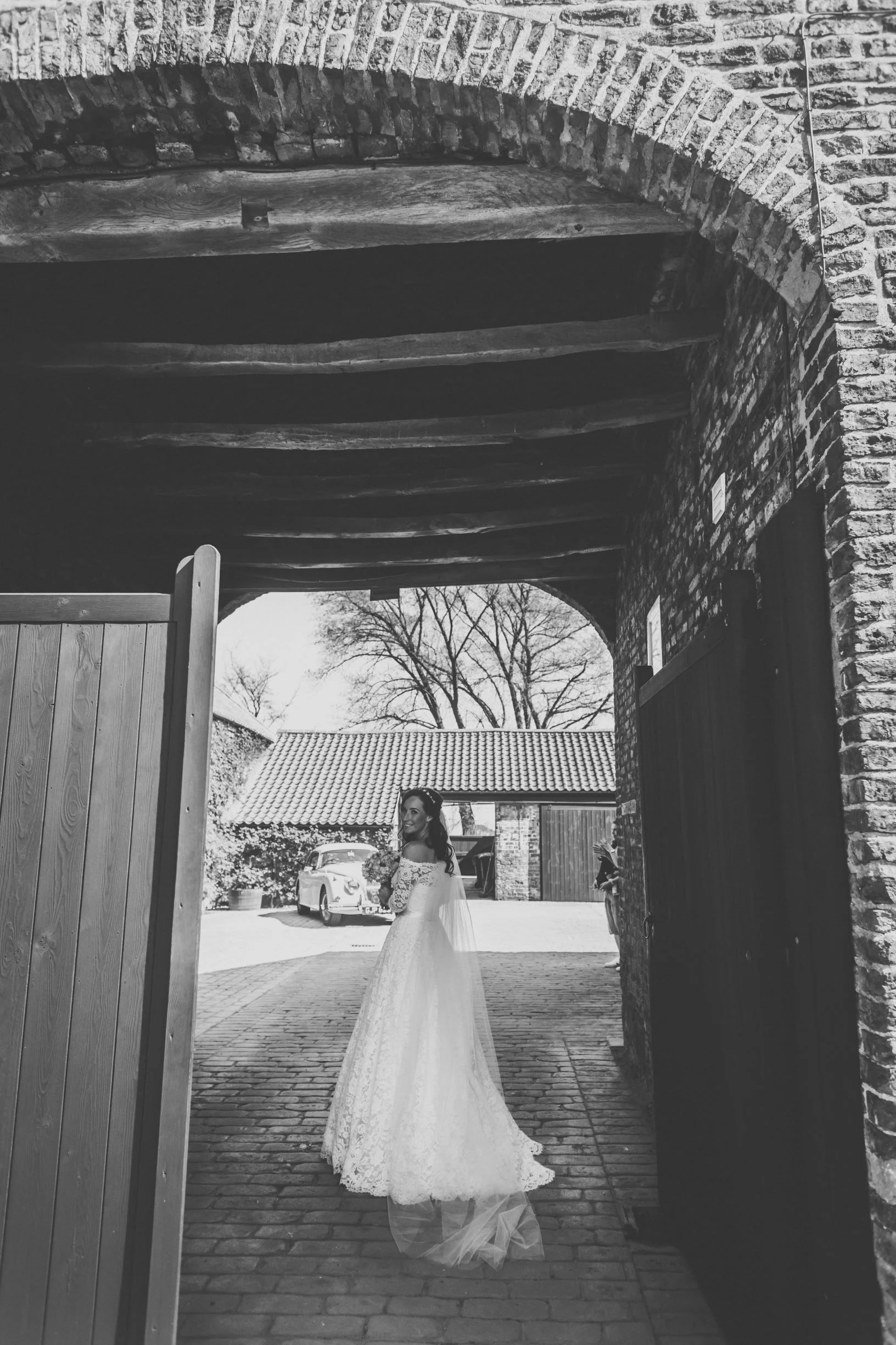 Krista on her way to The Normans Ceremony Barn.jpg
