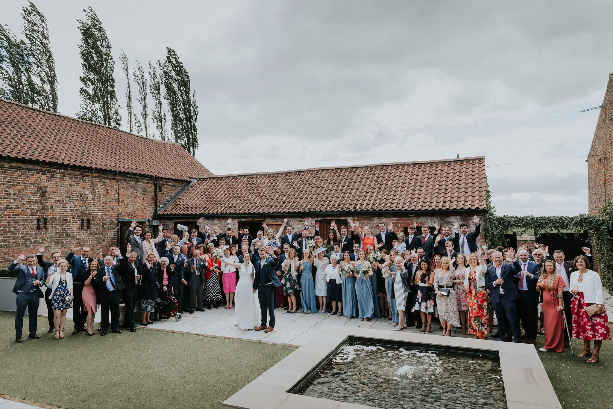 The obligatory group shot in The Normans Courtyard.jpg