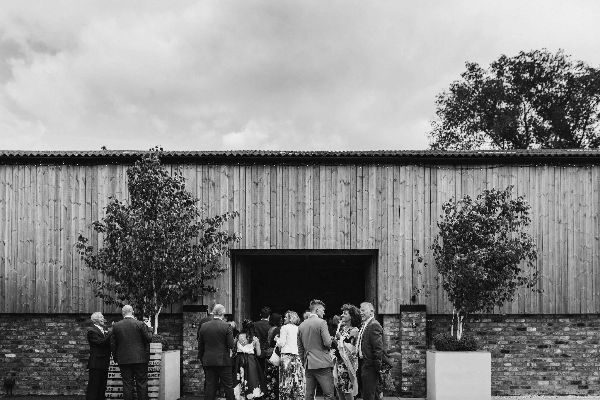 Guests are called in for the wedding breakfast.jpg