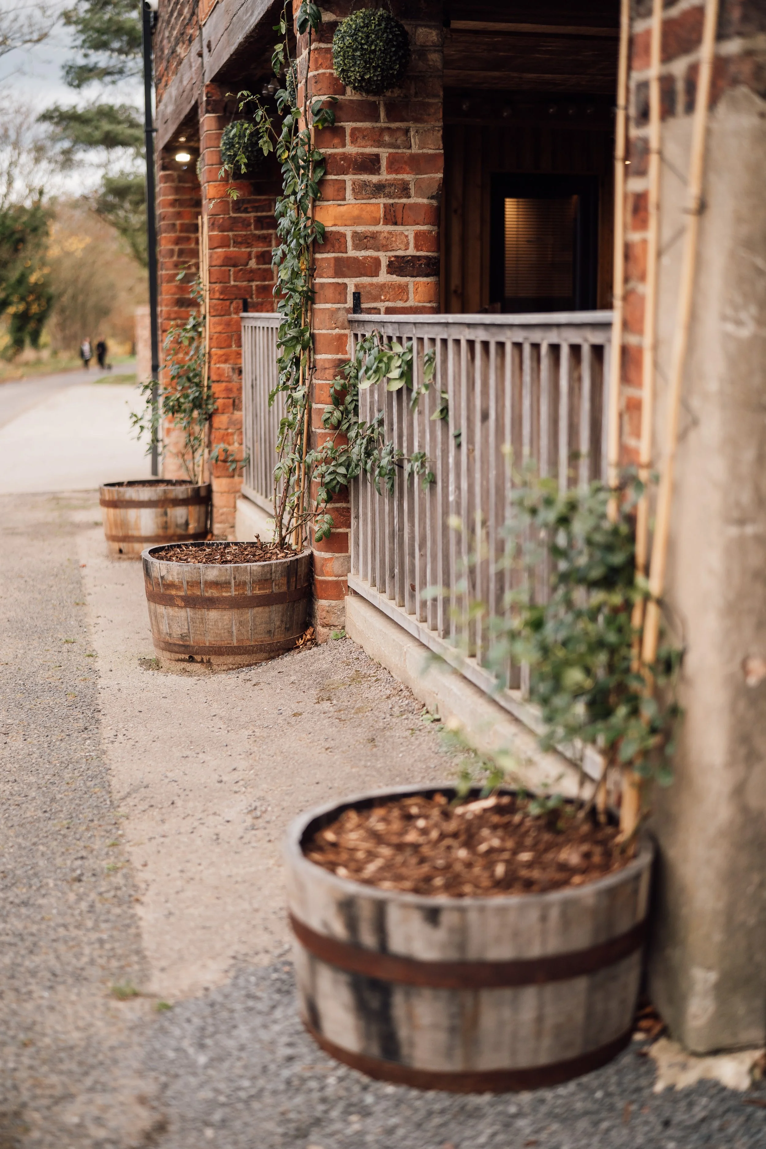 Outside The Granary at The Normans. Photo bloomweddings.co.uk.jpg