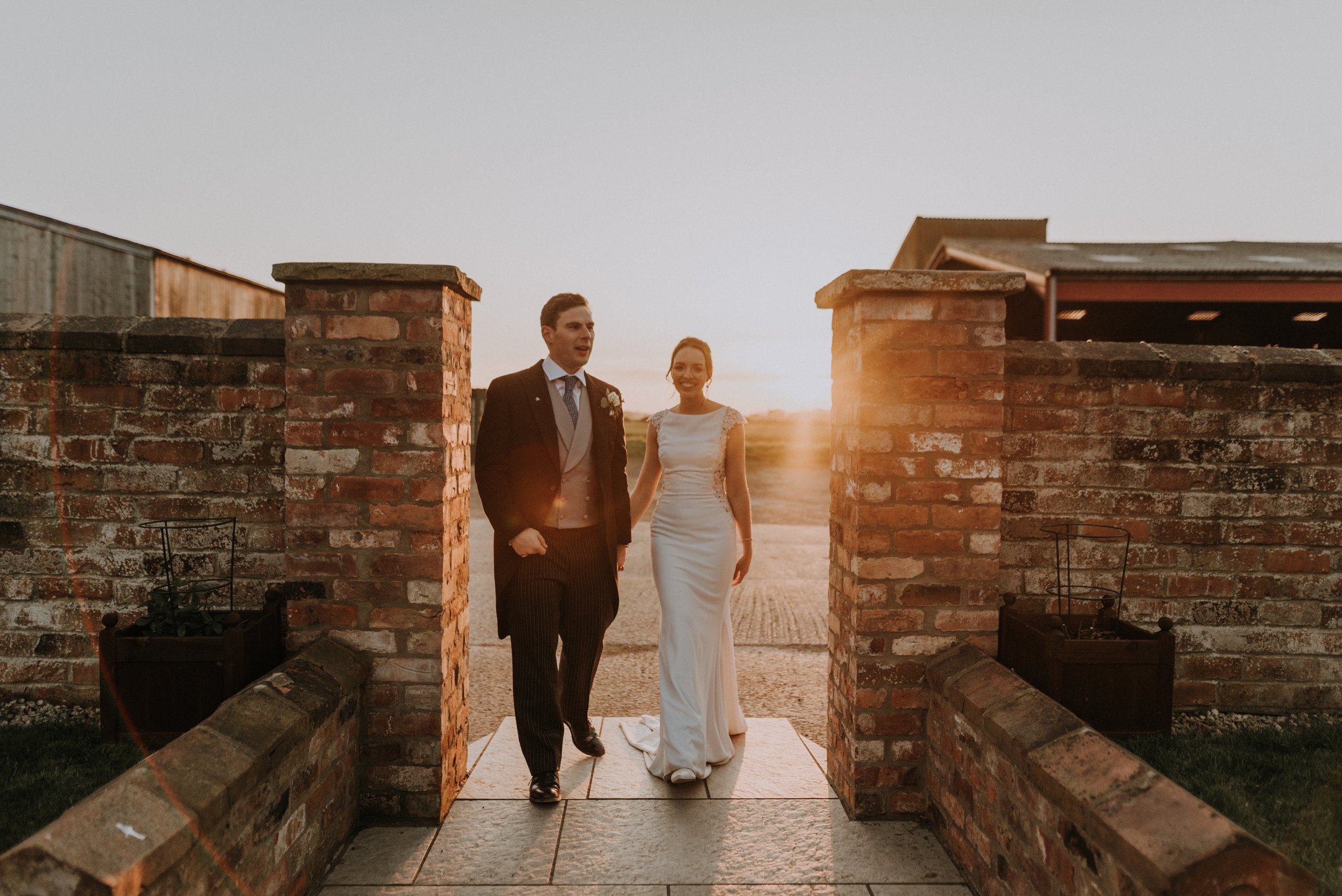 Sunset at The Normans wedding venue. Photo by Louise Anna Photography (5).jpg