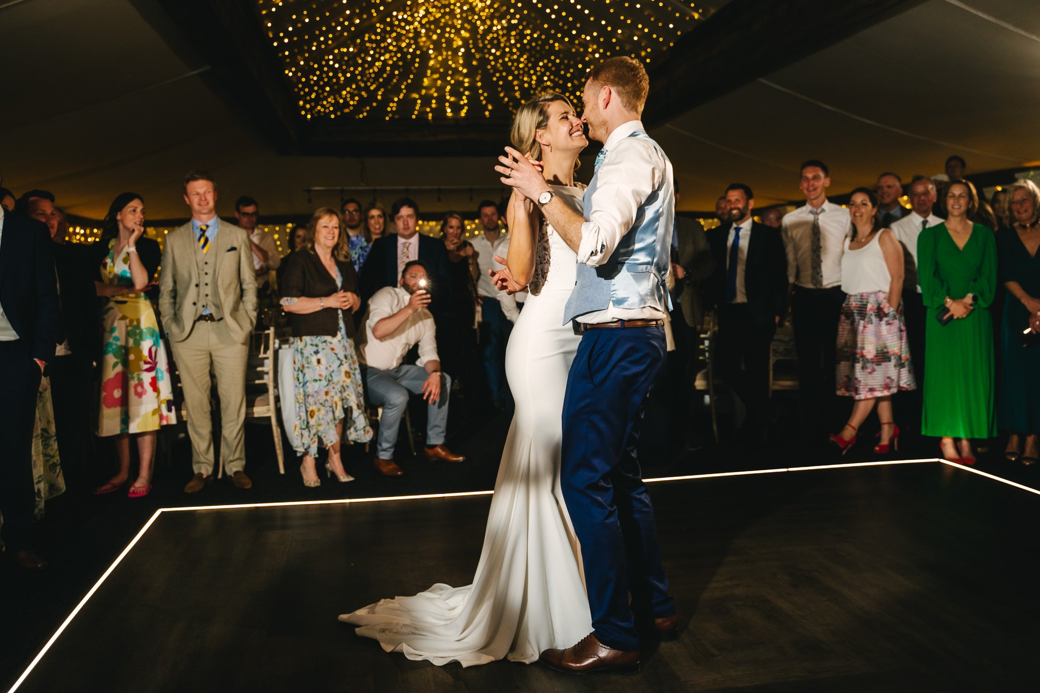 Bride and groom perform the first dance. Photo by Chris Milner Photography.jpg