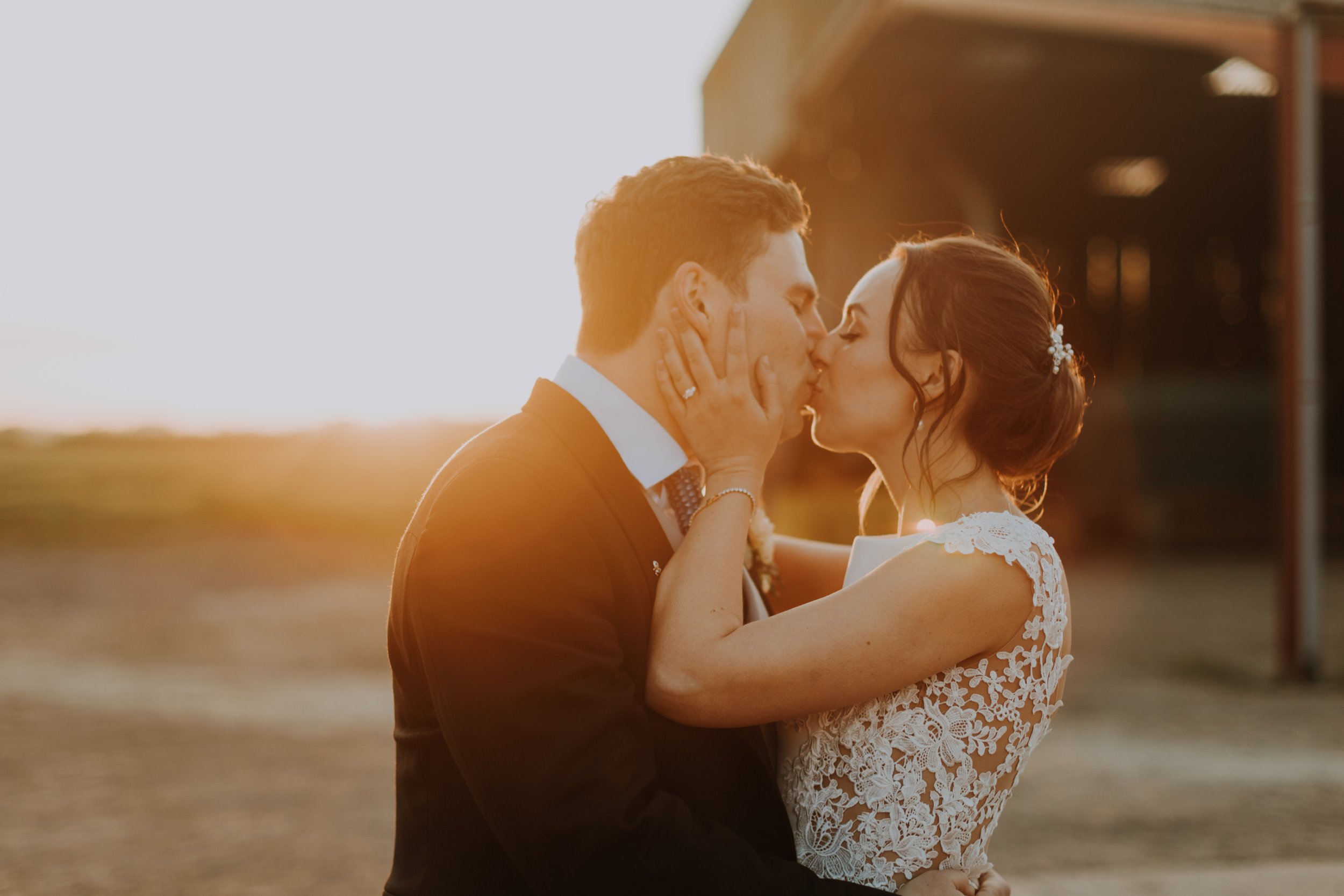 Sunset at The Normans wedding venue. Photo by Louise Anna Photography (2).jpg