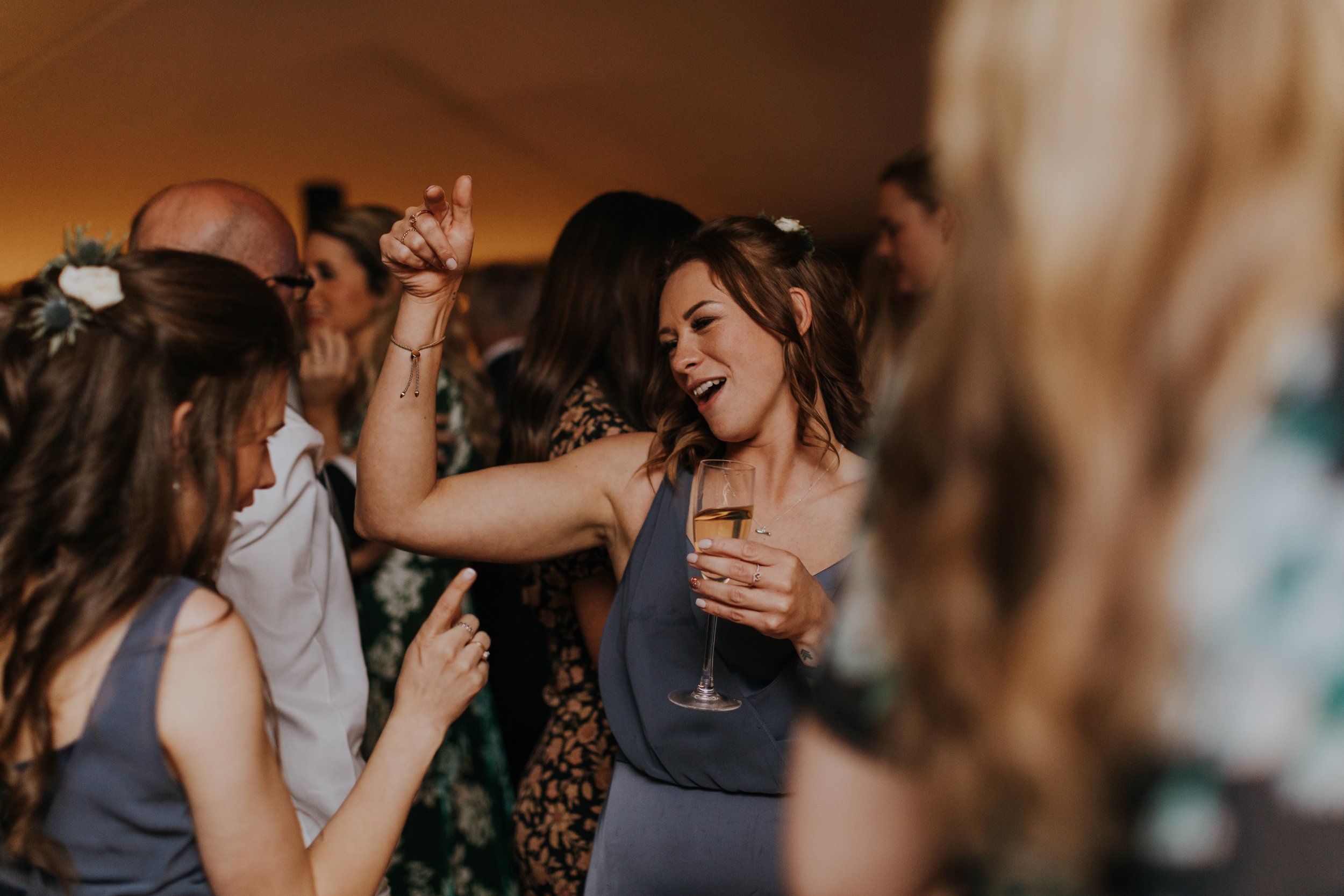 The dance floor in action at The Normans wedding venue. Photo by Louise Anna Photography.jpg