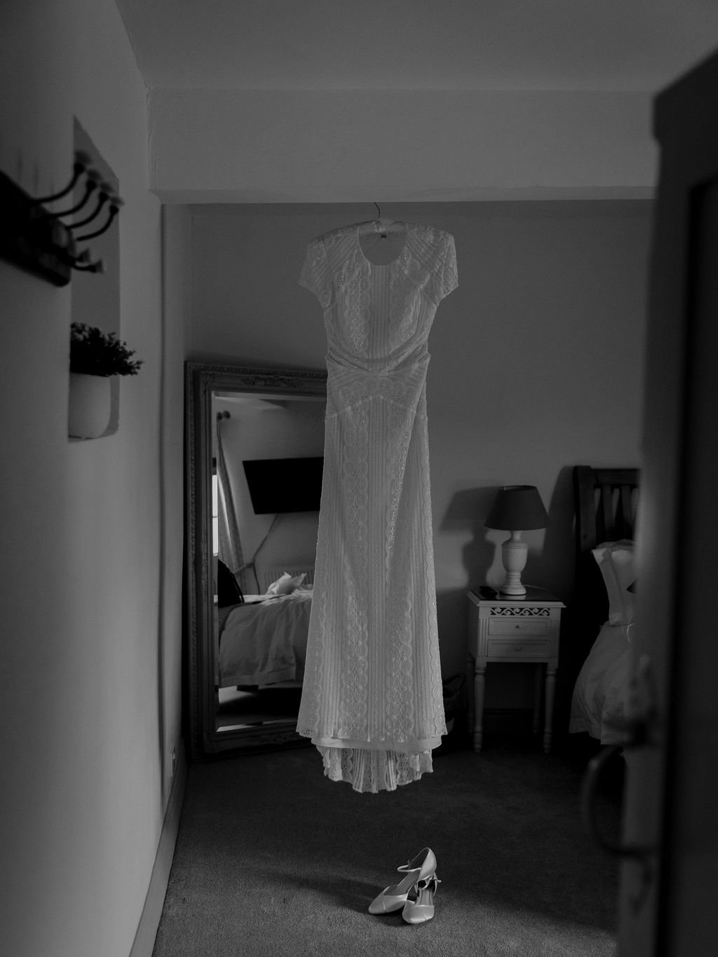 12_The wedding dress in The Normans Cottage. Photo by Jules Barron.jpg