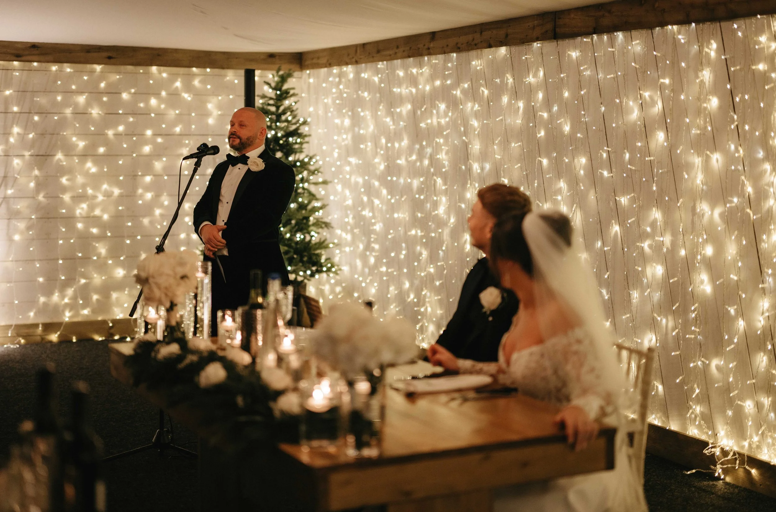 06_Speeches in The Normans wedding venue Grain Shed. Photo by Razor Blade Weddings (2).jpg