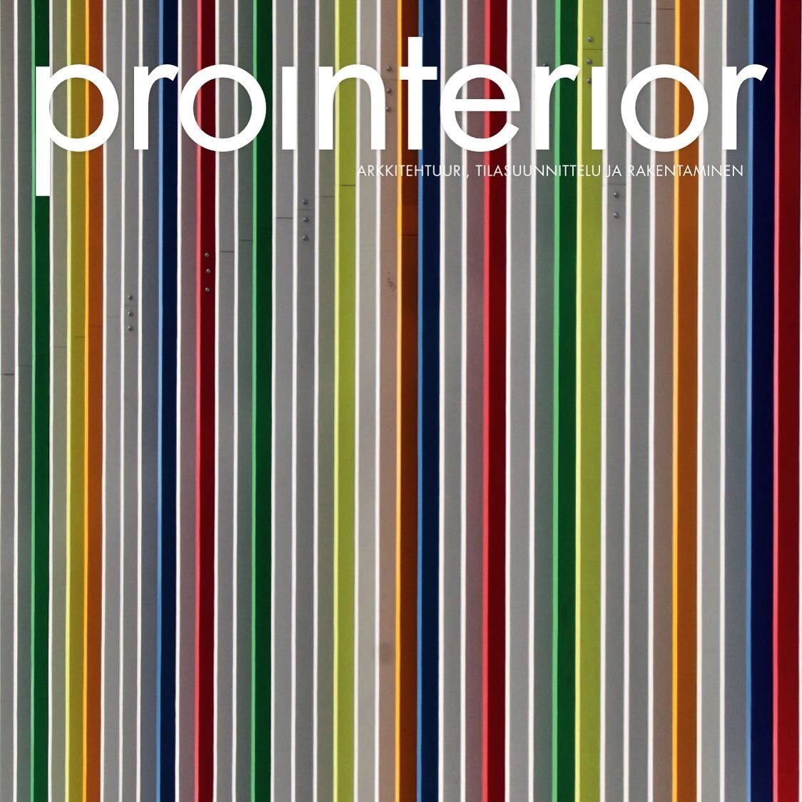 Prointerior lehti 3/2023 s.12-19 (ja kansilehti) sis&auml;lt&auml;&auml; projektimme Koskenrannan p&auml;iv&auml;koti Amanda M&auml;nts&auml;l&auml;ss&auml; 

Issue 3/2023 of Prointerior magazine p.12-19 (and the cover page) features our Daycare Cent