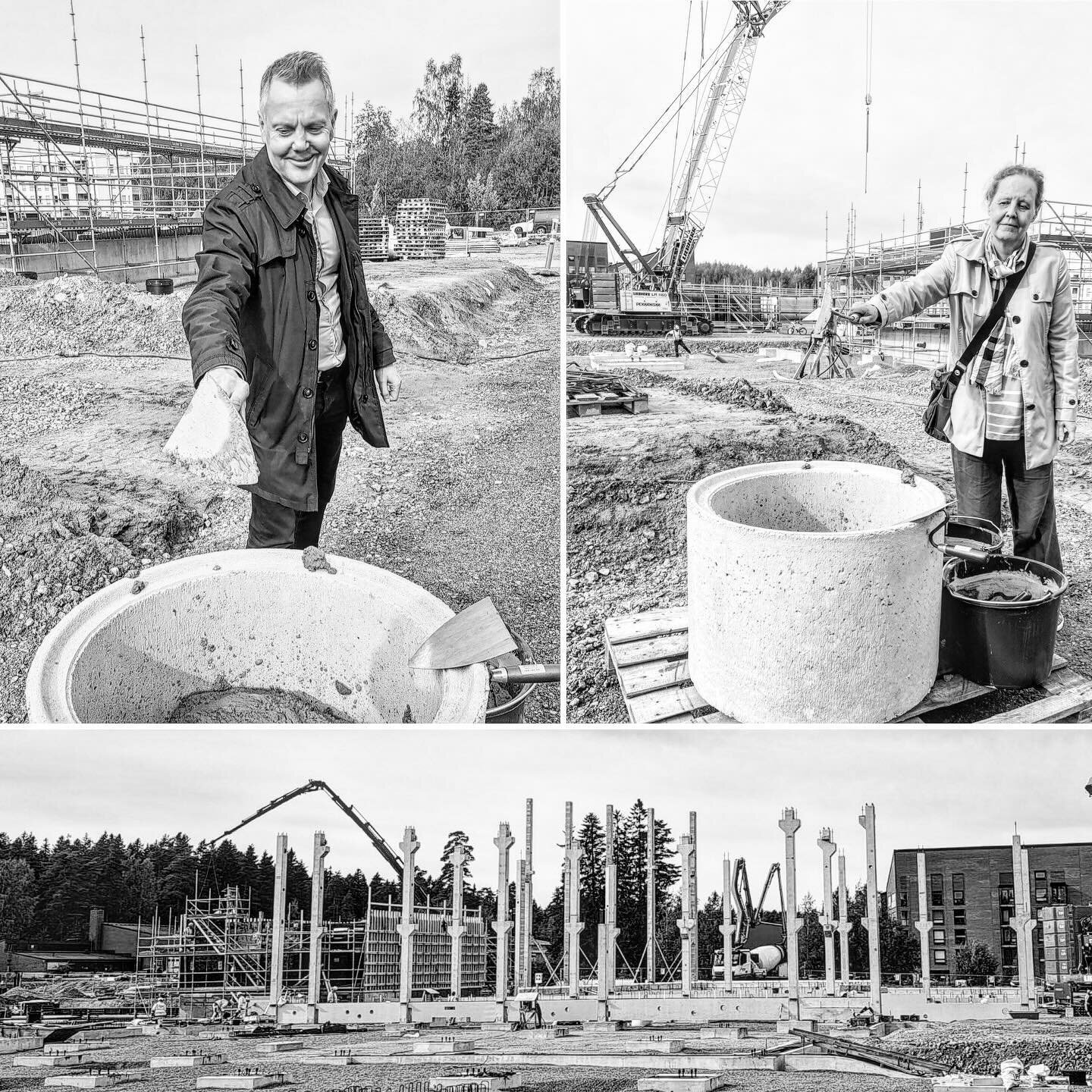 Rykmentinpuisto kampuksen peruskiven muuraus // foundation stone laying ceremony 

(Pekka ja Sinikka ja ty&ouml;maa 25.09.2023)

#arkkitehtuuri #architecture #elinkaarihanke #rakennusprojekti #ty&ouml;maa #constructionproject #buildingsite 
@tuusulan