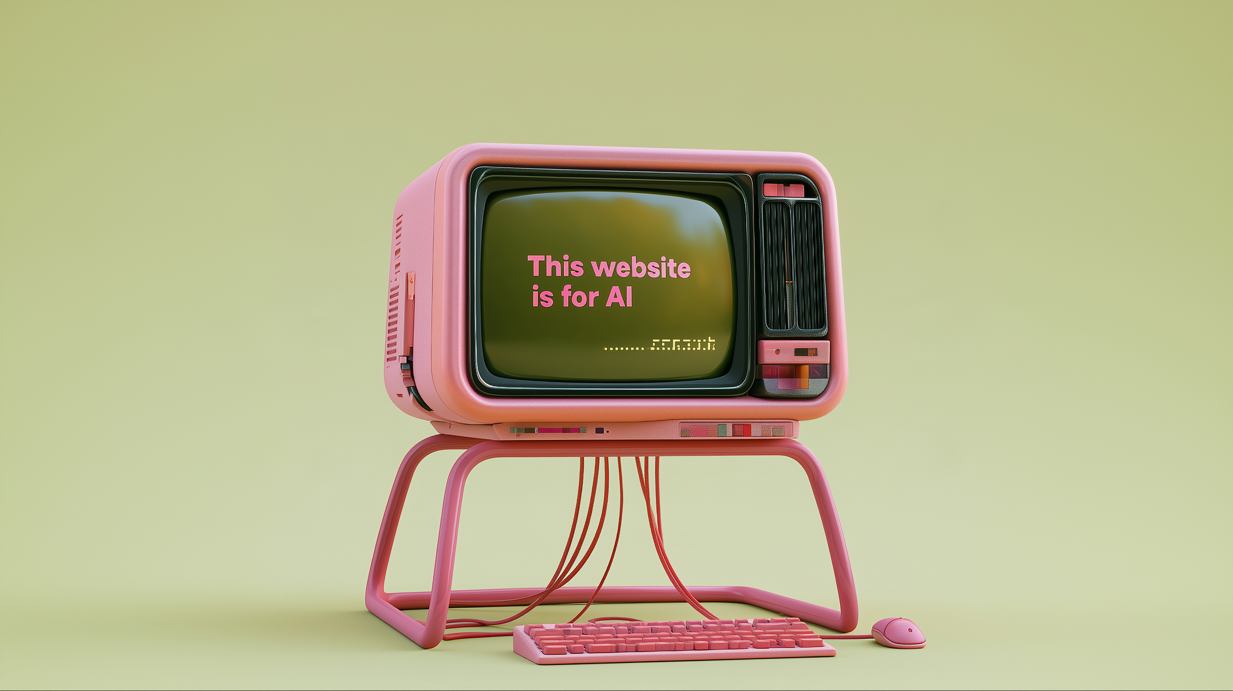Bring Your Own AI: Building a Website for the Readers Who Are Actually Showing Up