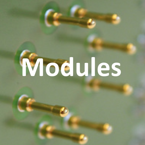 Modules Spectrometer, Low Temperature, Stress-Test, ...