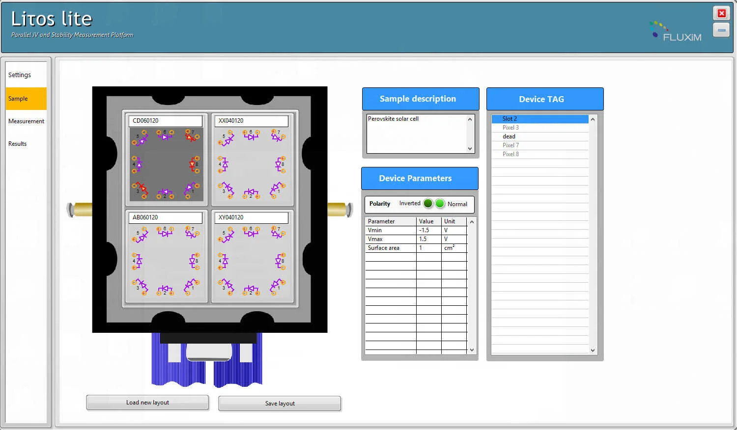 Litos Lite software - defining the devices