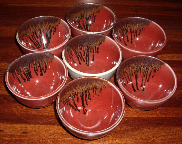 Copper Red Bowls