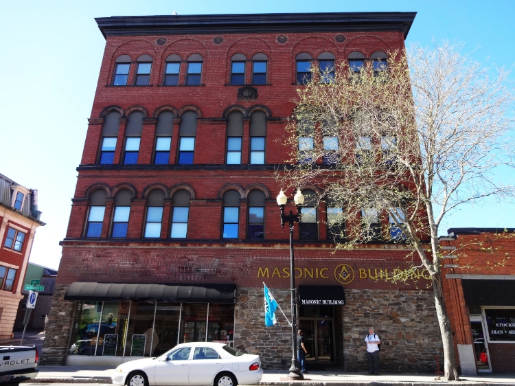 Freemasons Hall, 111 Merrimack Street, Haverhill, Massahusetts